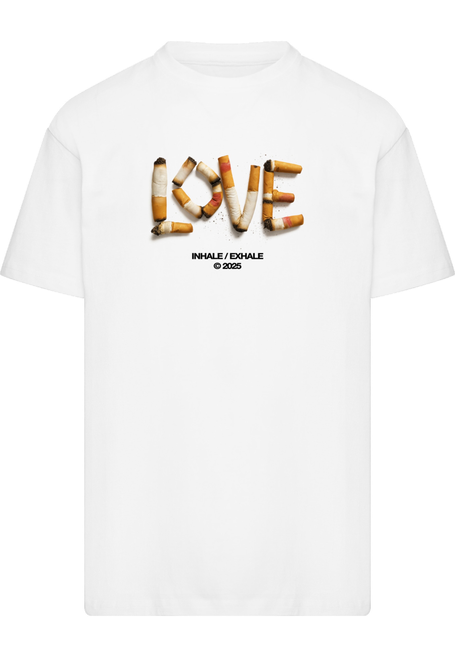Upscale by Mister Tee T-Shirt "Upscale by Mister Tee Inhale Heavy Oversize Tee" 1