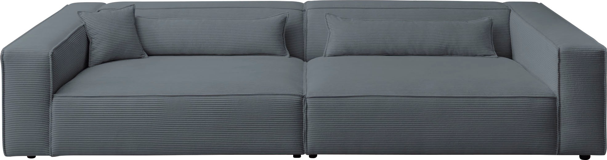 LeGer Home by Lena Gercke 3-Sitzer "PIARA XXL, Sofa mit Kedernaht in Cord, günstig online kaufen