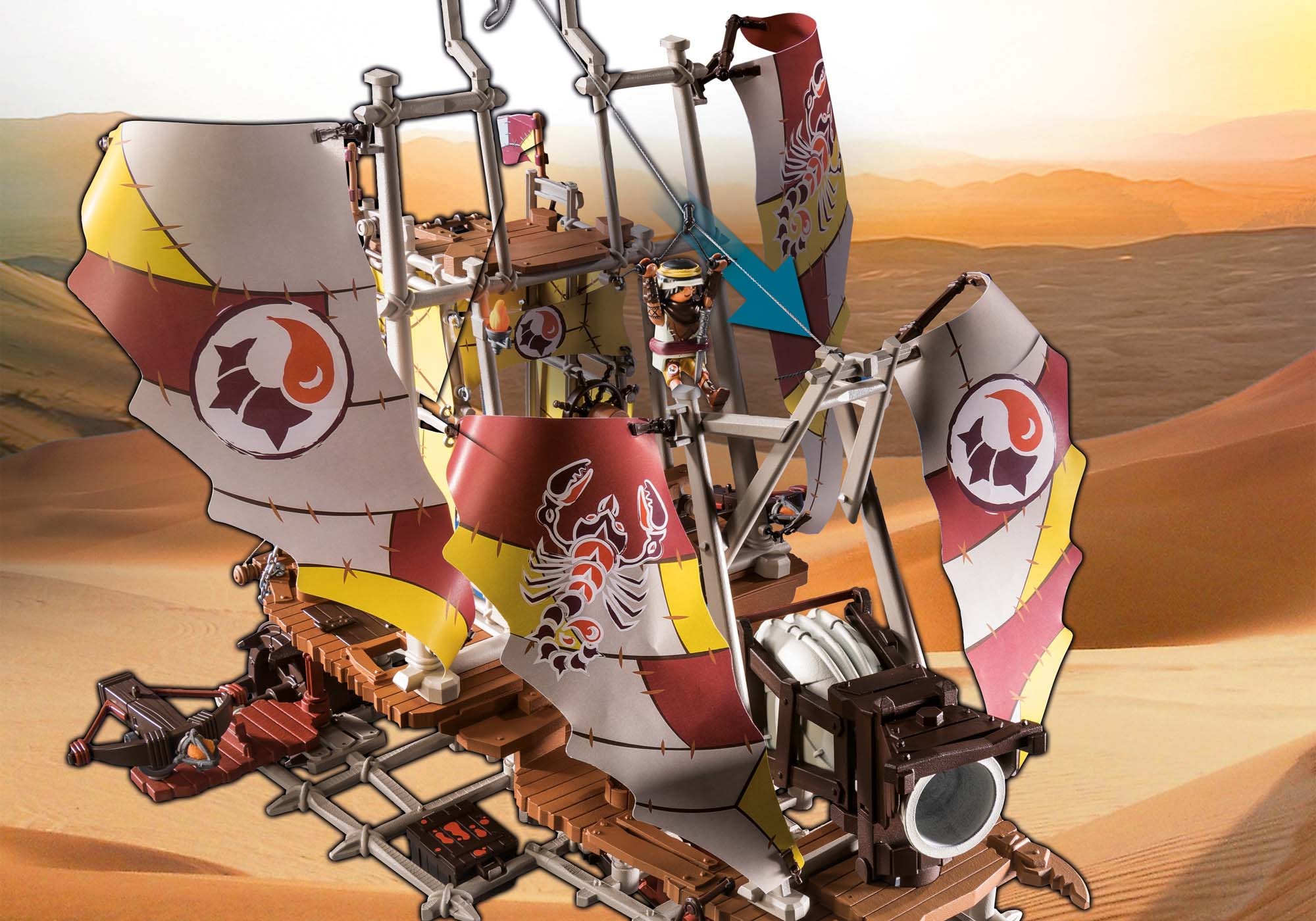 Playmobil® Konstruktions-Spielset »Sal'ahari Sands - Sandsturmbrecher (71023), Novelmore«, (233 St.), Made in Germany