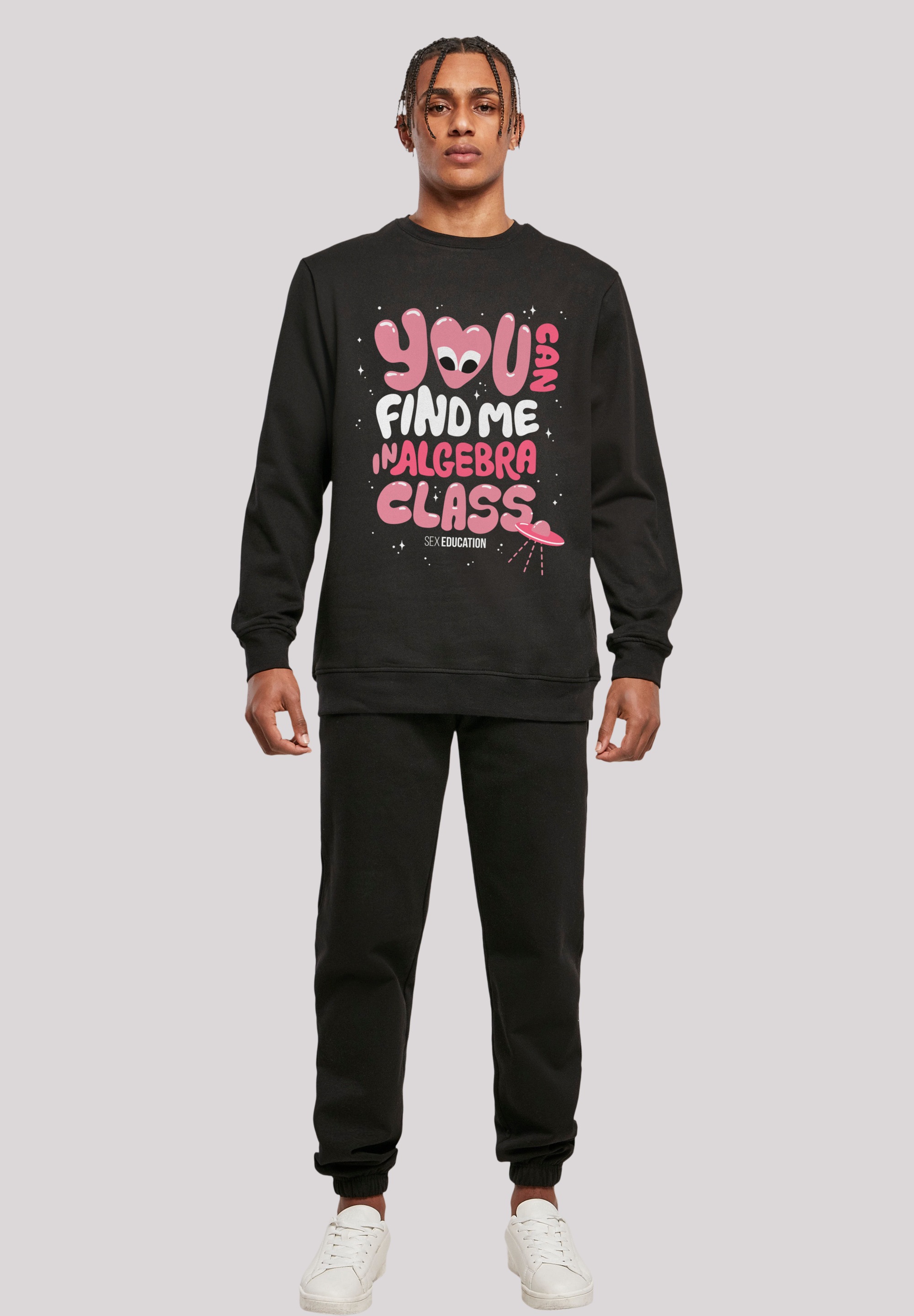 F4NT4STIC Sweatshirt »Sex Education You can Find Me In Algebra Class«, Premium Qualität