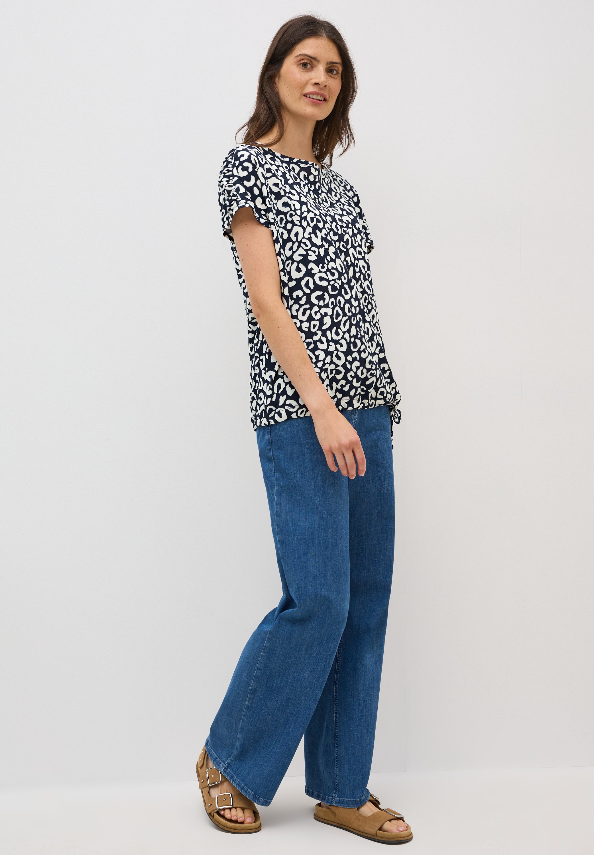 Thumbnail - Cecil T-Shirt mit Raffungen an den Schultern