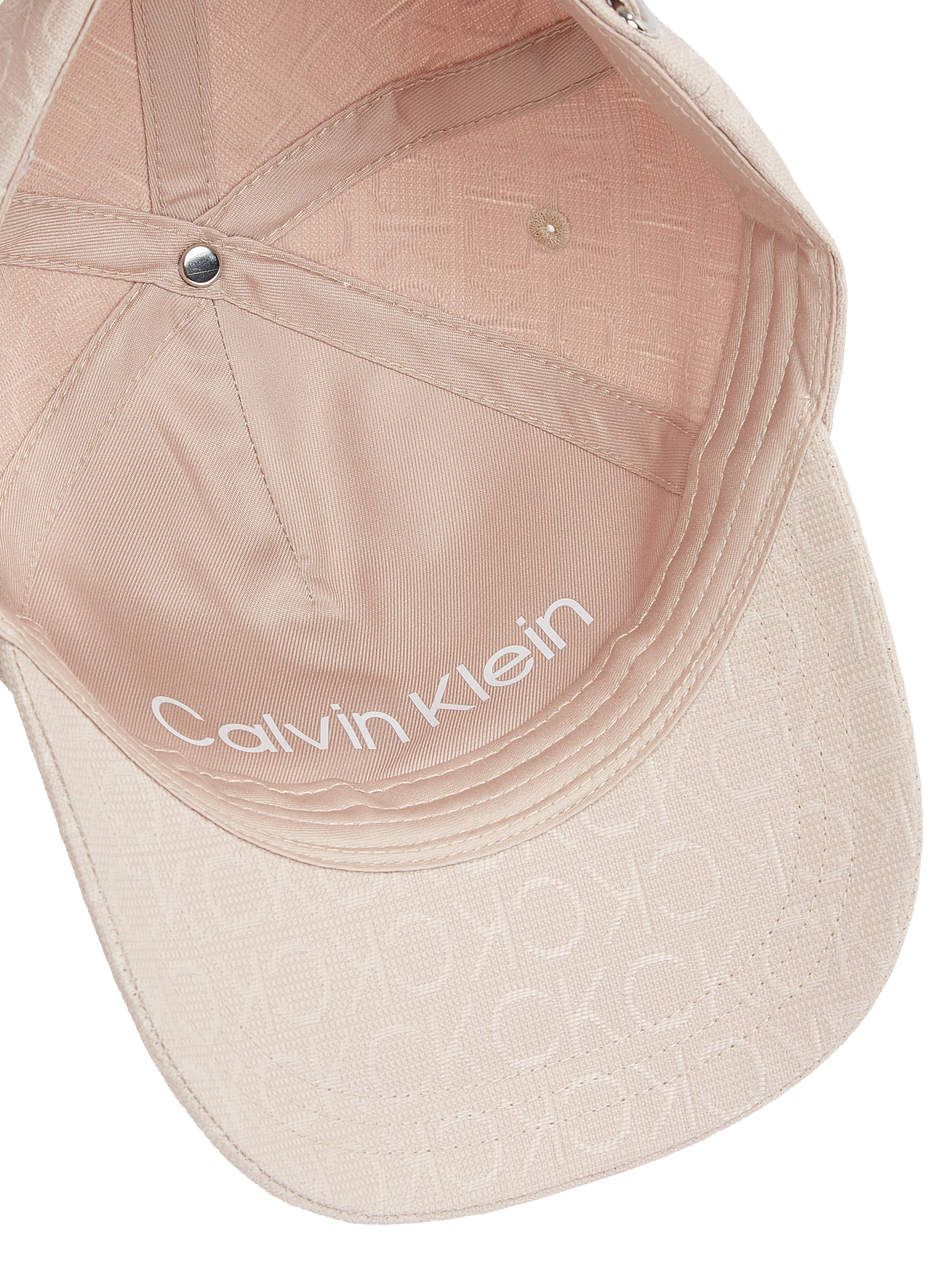 Calvin Klein Baseball Cap »MONOGRAM JACQUARD CAP«, Allovermuster, Klemmverschluss