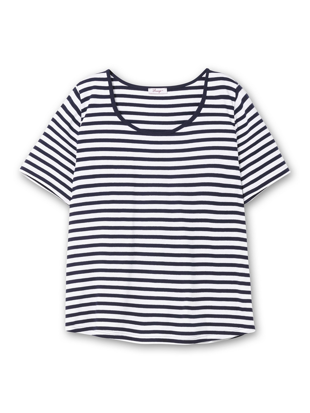 Sheego T-Shirt »Große Größen«, mit garngefärbtem Ringel, aus Rippware