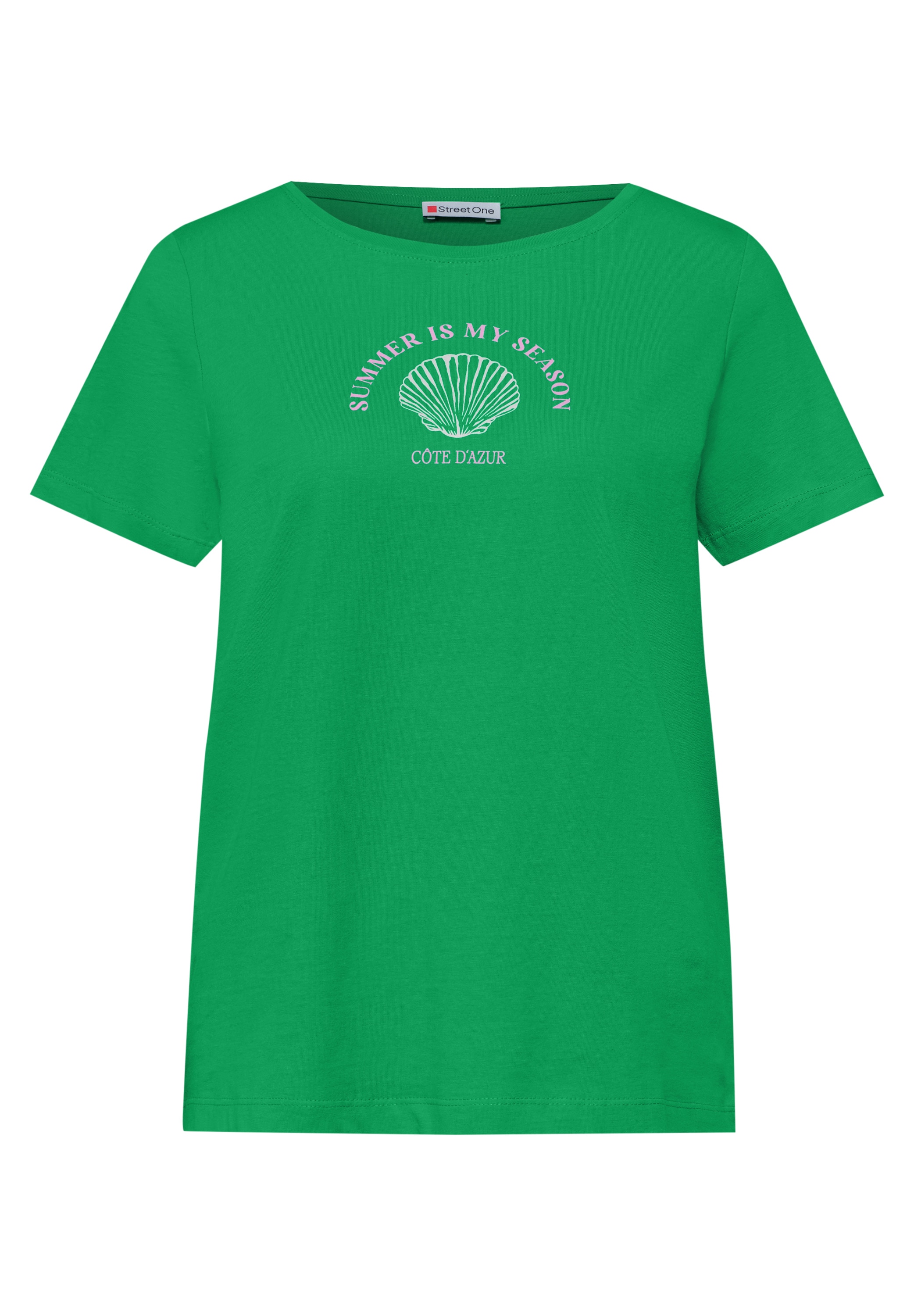 STREET ONE T-Shirt aus reiner Baumwolle