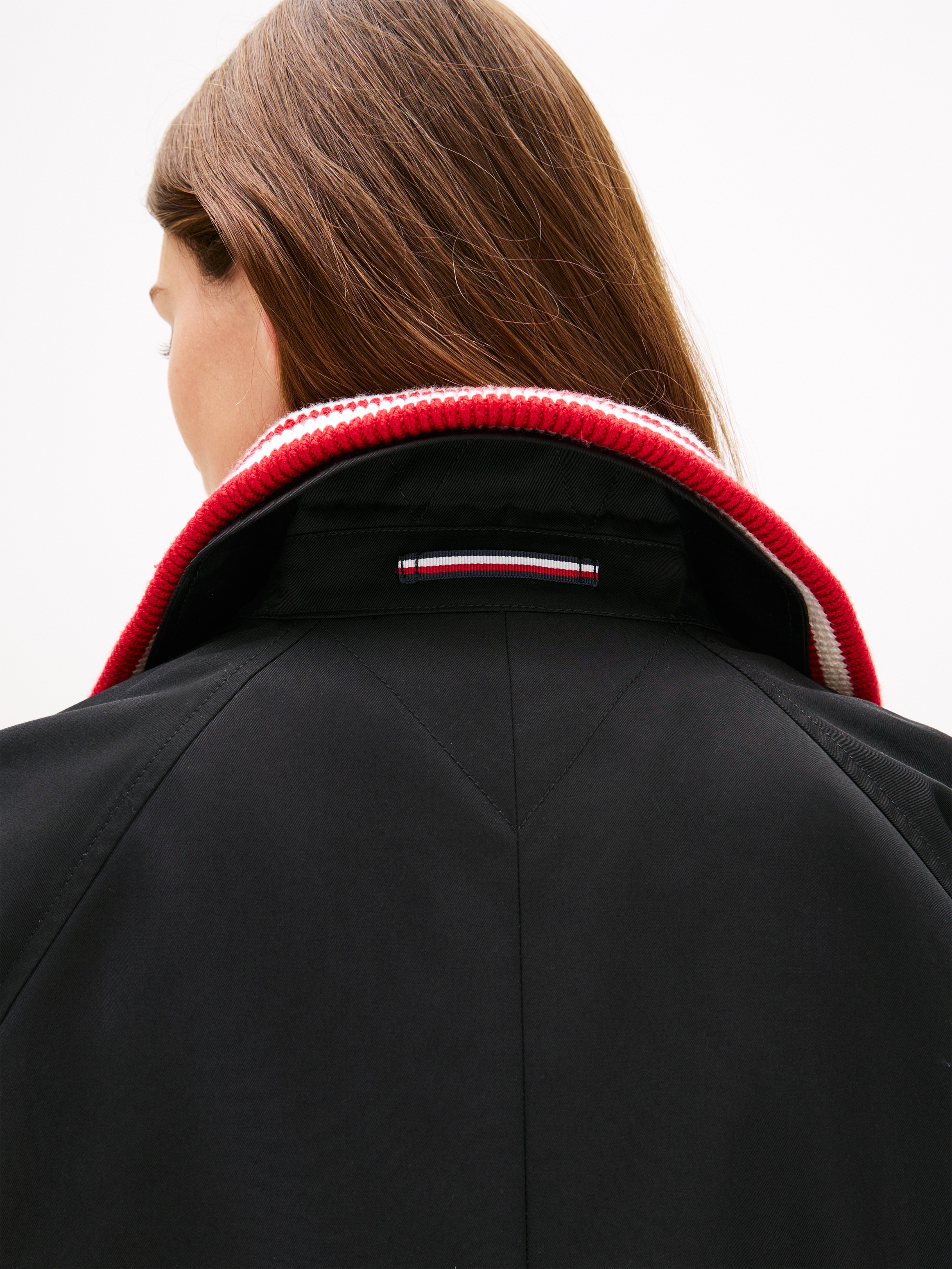 Tommy Hilfiger Kurzjacke "COTTON SHORT JACKET" mit aufgesetzten Taschen, Re günstig online kaufen