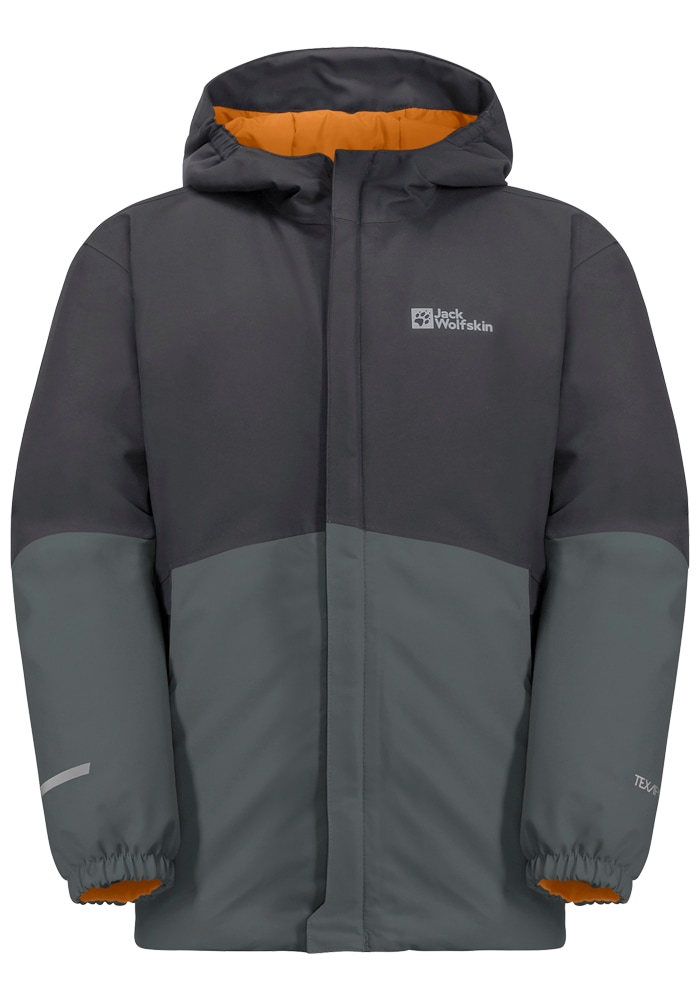 Jack Wolfskin Outdoorjacke "BLOCKY JACKET K", mit Kapuze