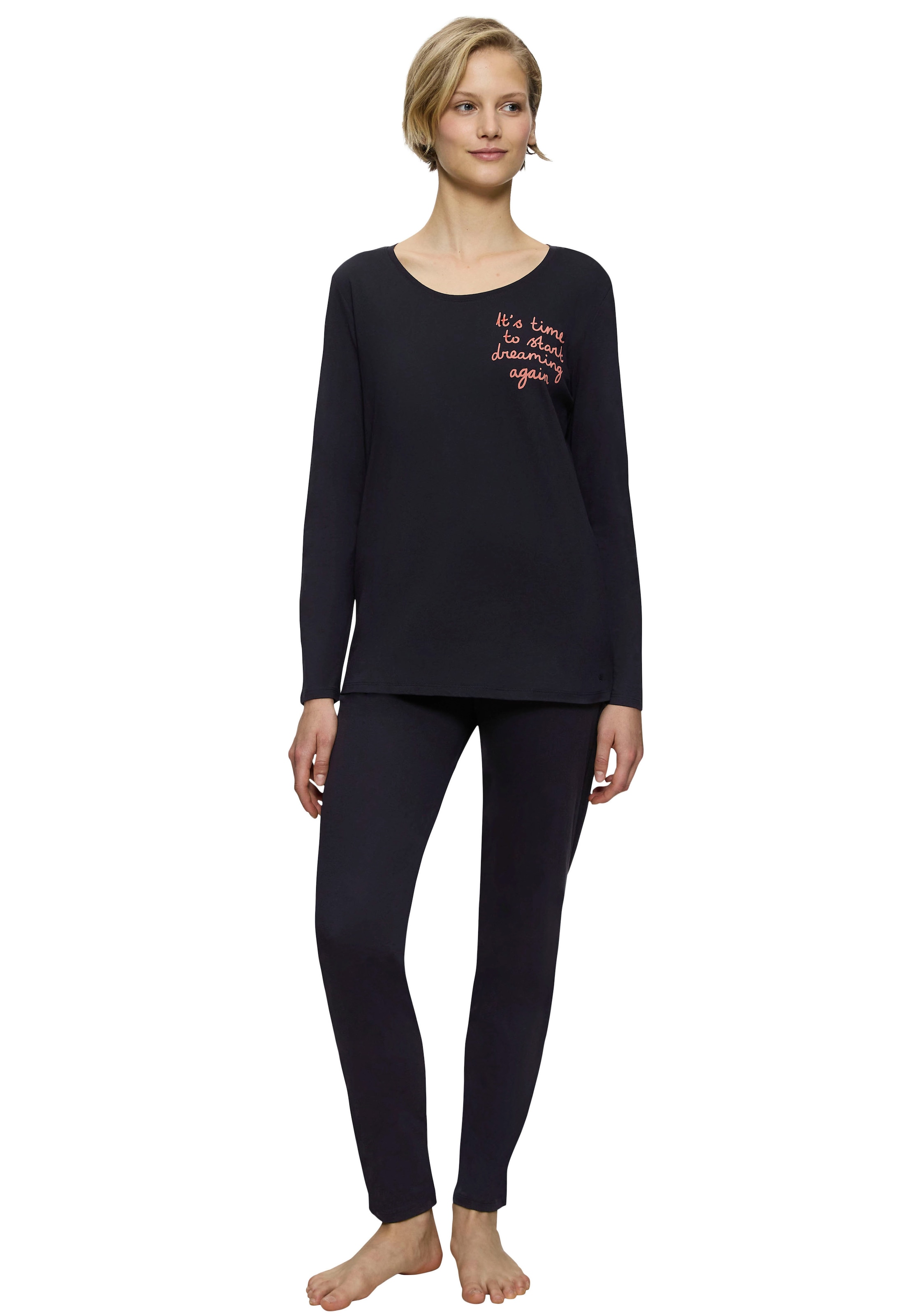 Triumph Pyjama "Sets PK 03 LSL X", 2 Stk. weich, langärmelig, Rundhalsaussc günstig online kaufen