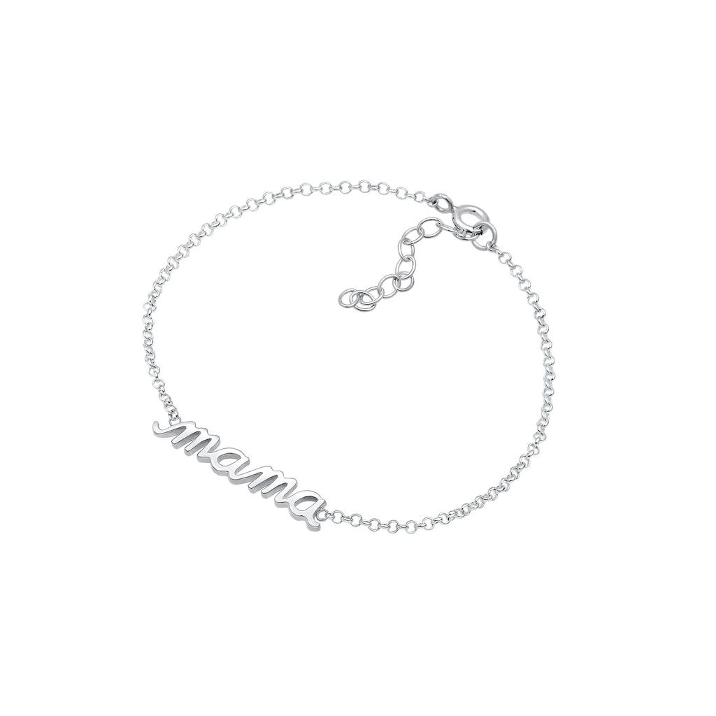 Elli Armband »Mama Schriftzug Wording Muttertag Liebe 925 Silber«