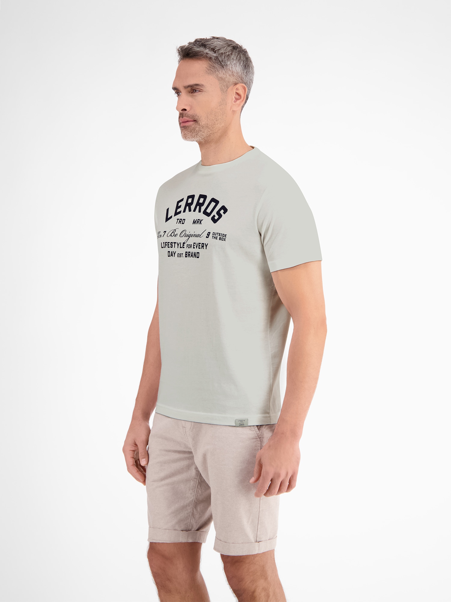 LERROS T-Shirt »Sommerliches T-Shirt mit Print«