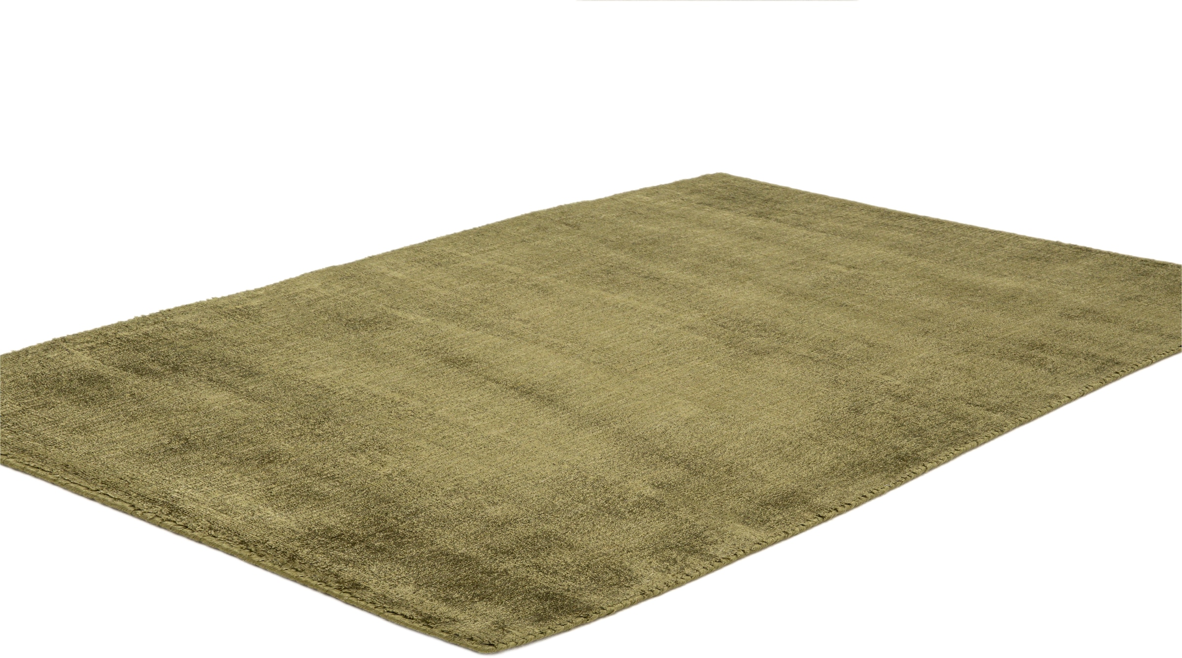 TOM TAILOR HOME Teppich »Shine uni«, rechteckig, 8 mm Höhe, Handweb Teppich, 100% Viskose, handgewebt, mit elegantem Schimmer