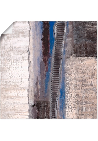Artland Paveikslas »Blau-silber Abstrakt I« Mu...