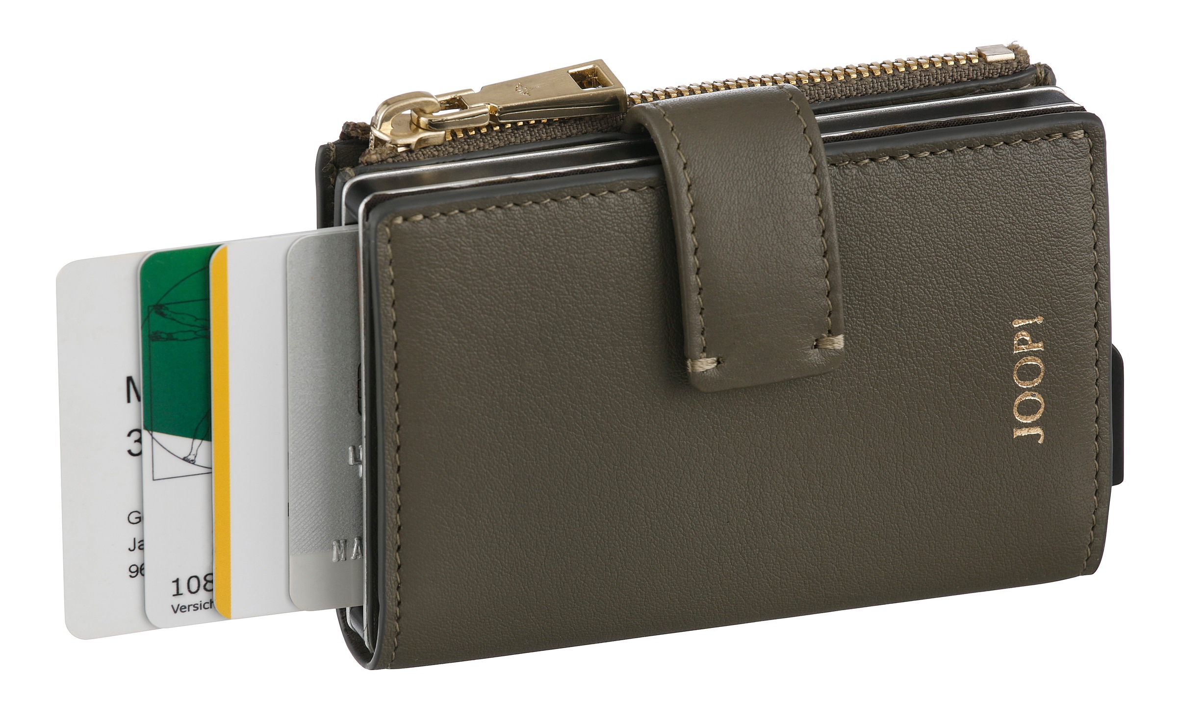 JOOP! Kartenetui »sofisticato 1.0 c-four e-cage sv8« Geldbörse Portemonnaie Damenbörse Ledergeldbörse