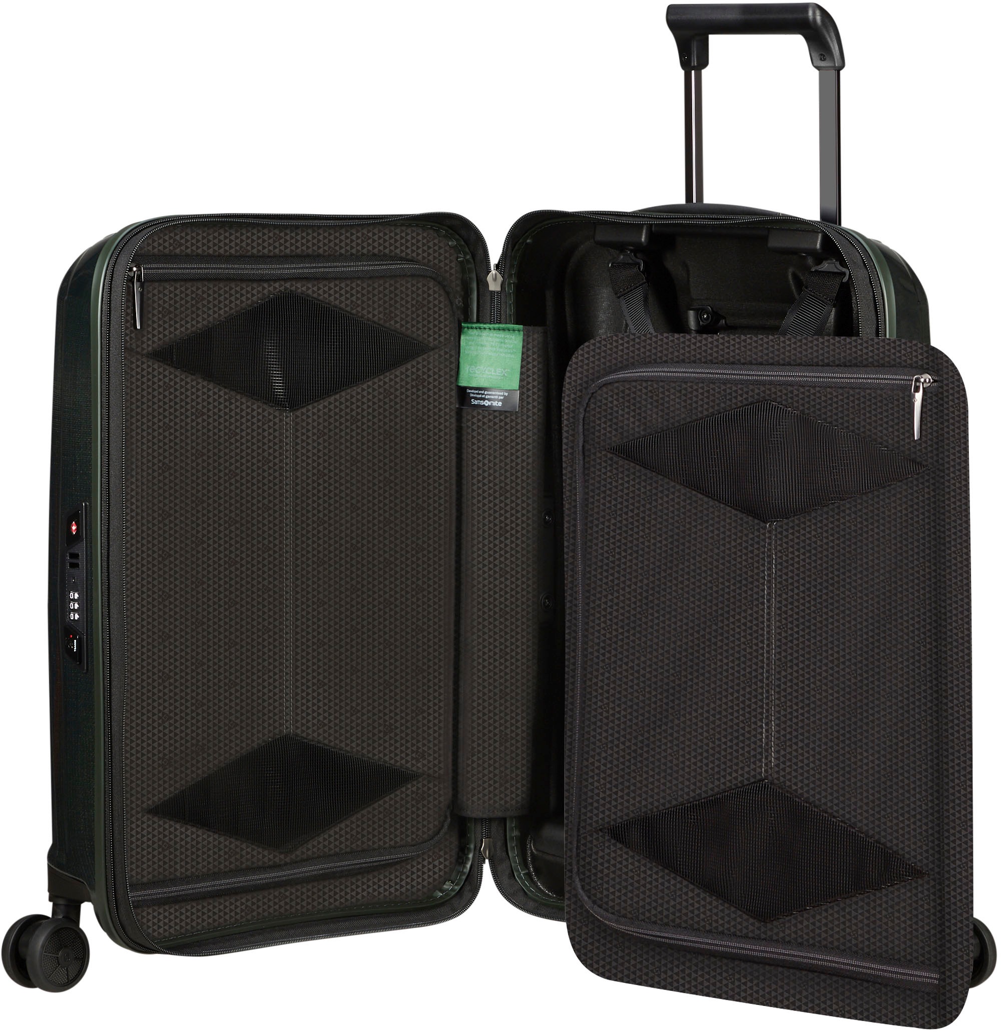 Samsonite Hartschalen-Trolley »MAJOR-LITE, verschiedene Größen und Farben«, 4 Rollen, Reisekoffer Volumenerweiterung bei S Reisegepäck Made in Europe