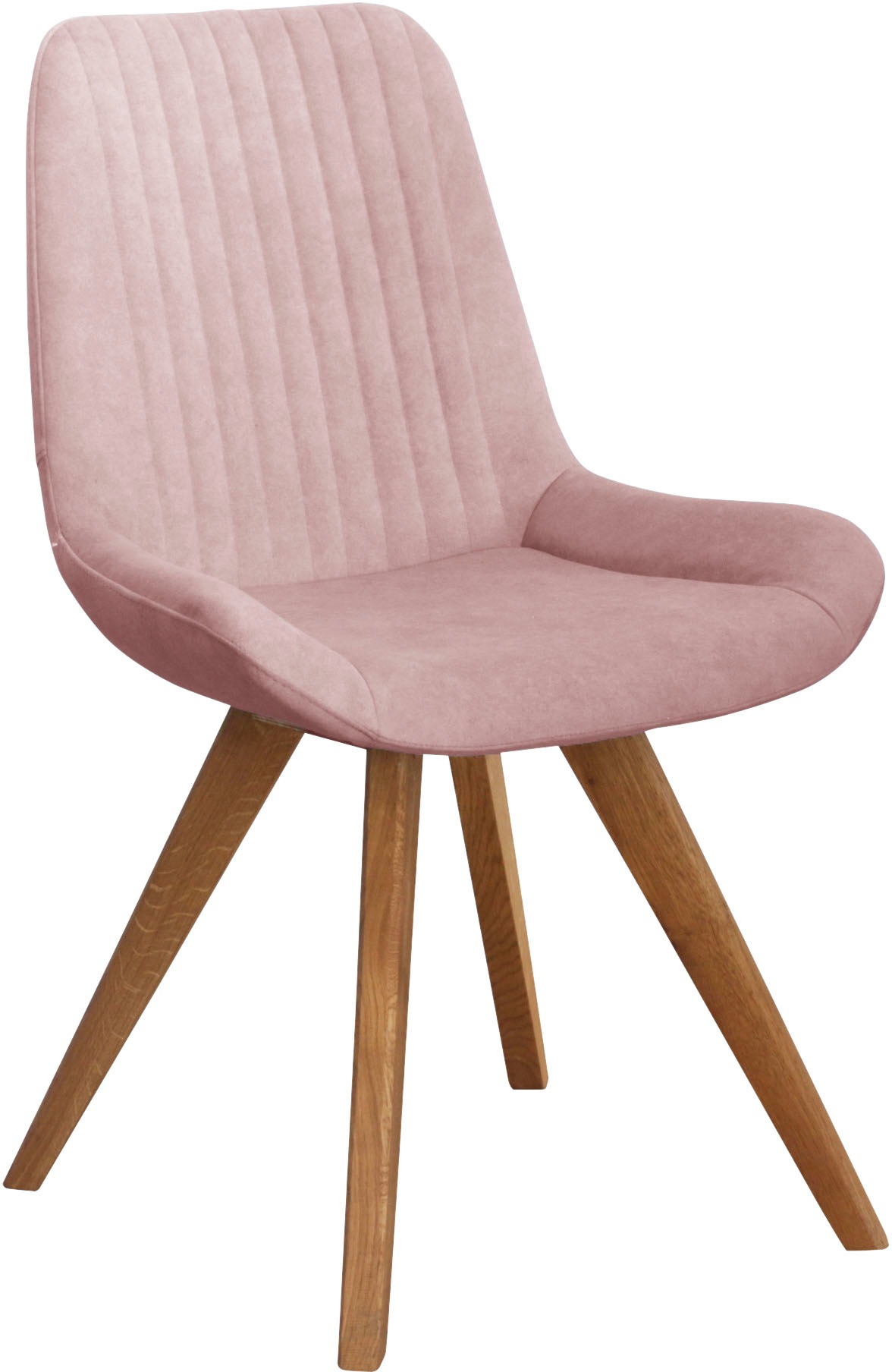 Thumbnail - Home affaire Schalenstuhl "Bratislava" (Set) 2 Stk.Gestell Eiche massiv geölt, Easy Care-Stoff