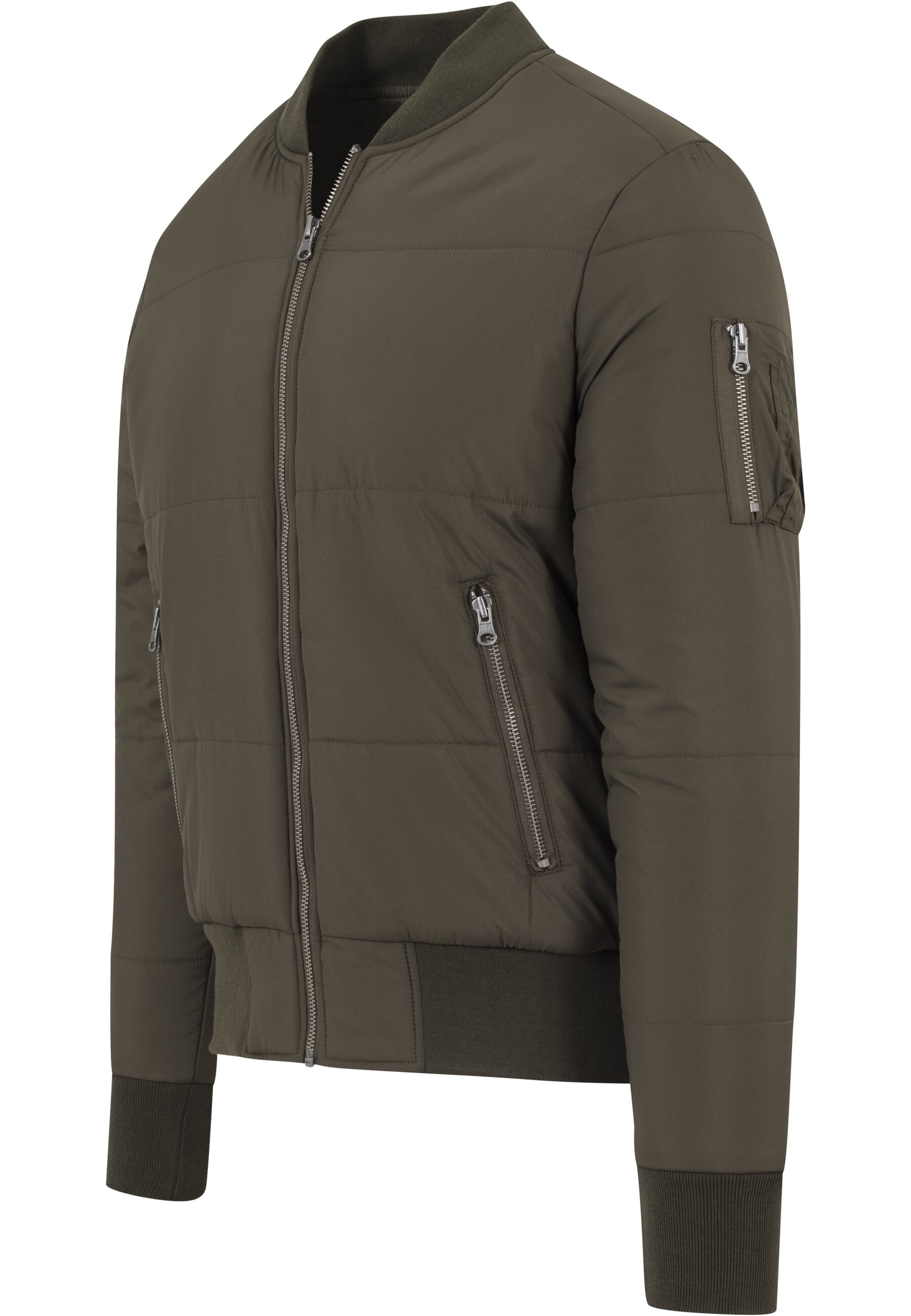 Thumbnail - URBAN CLASSICS Anorak "Urban Classics Herren Basic Quilt Bomber Jacket" 1 Stk. tlg. ohne Kapuze