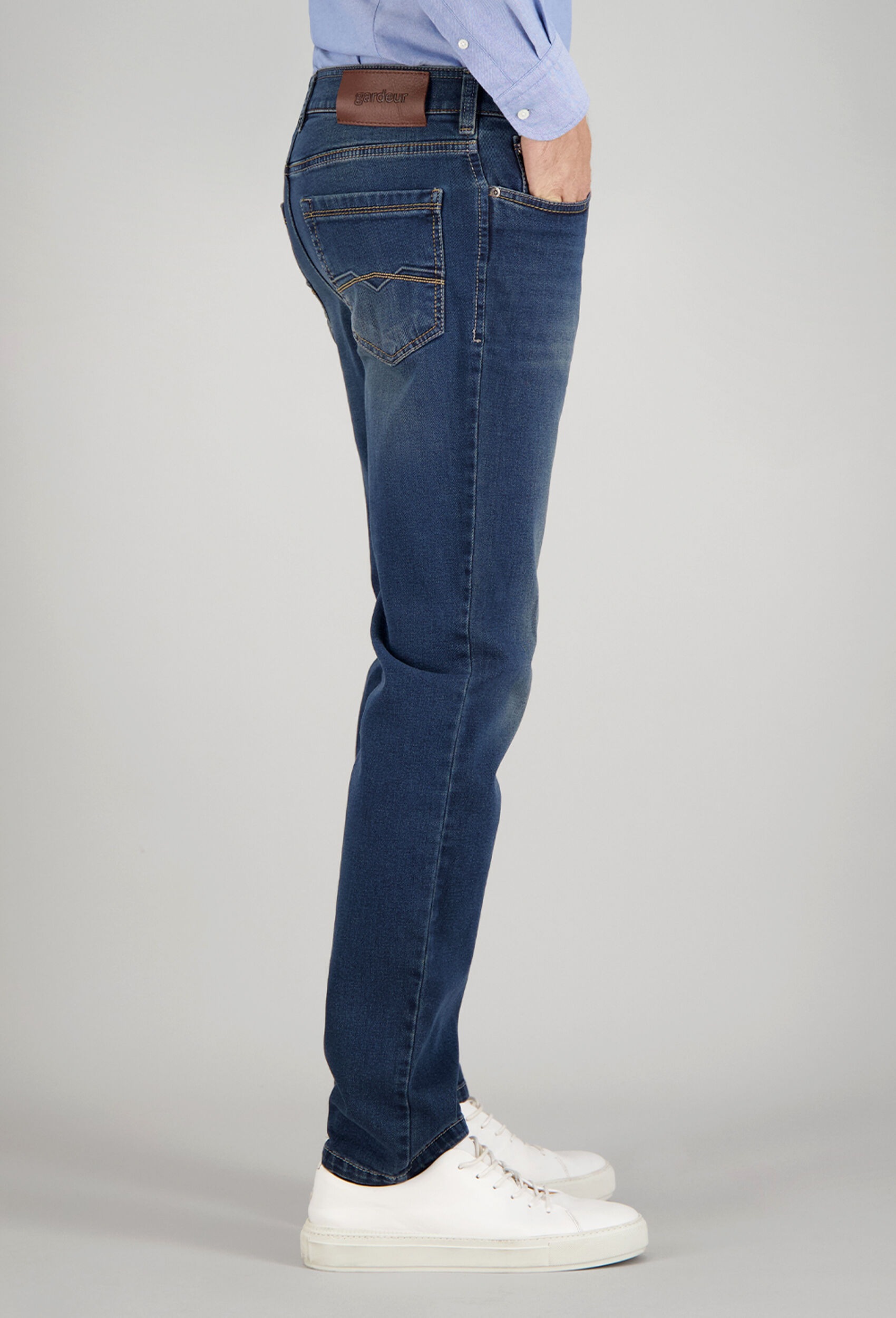 Atelier GARDEUR Stretch-Jeans »Batu« Handgefertigte Veredelungen