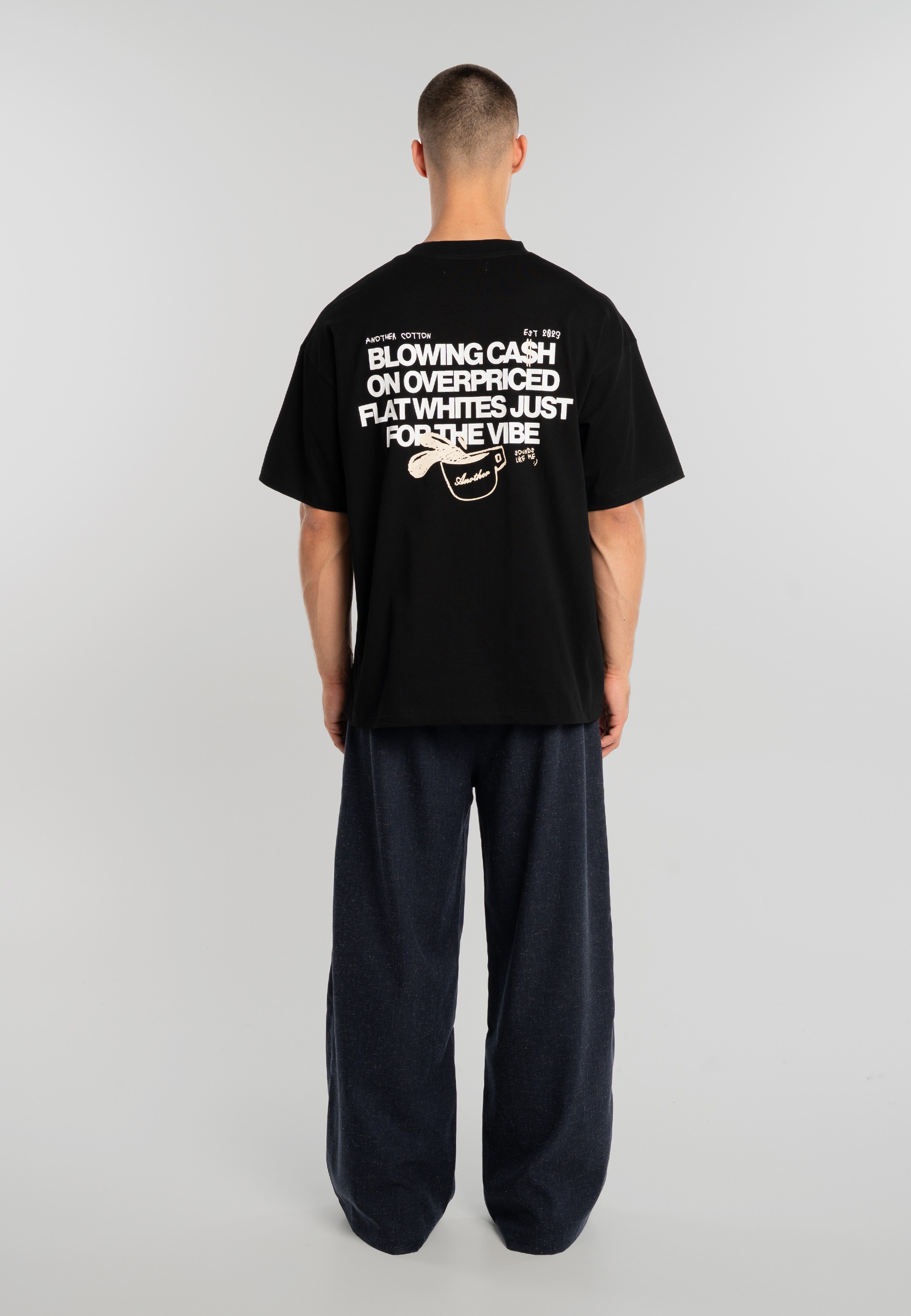 Another Cotton Lab T-Shirt »Another Cotton Lab Overpriced Flat Whites T-Shirt« 1