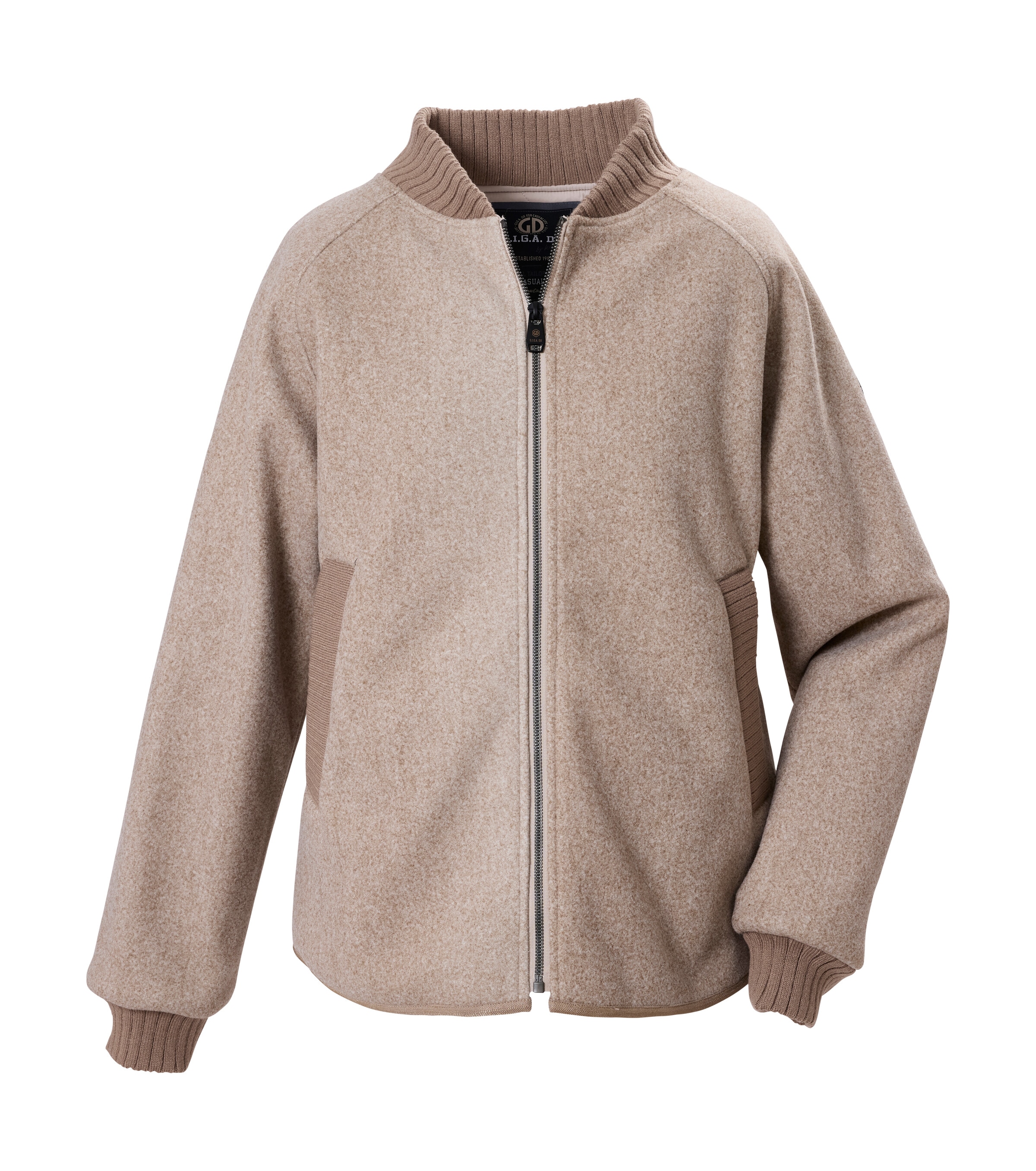 G.I.G.A. DX by killtec Funktionsjacke »GW 24 WMN JCKT« Woll-Hybrid-Optik, windabweisend, mit Strickbündchen