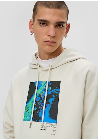 Q/S by s.Oliver QS Hoodie su Frontprint