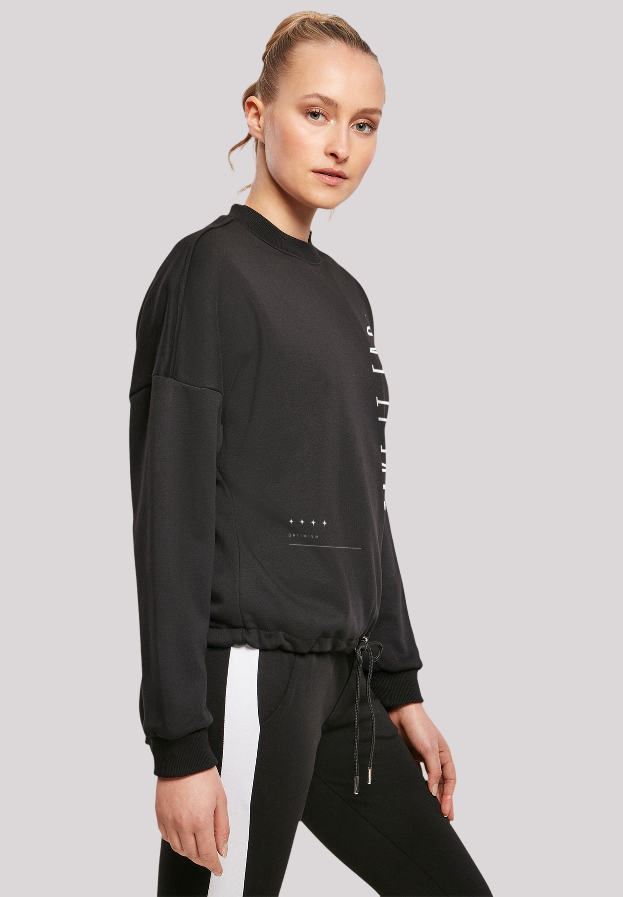 F4NT4STIC Sweatshirt »Take It Easy«, Print