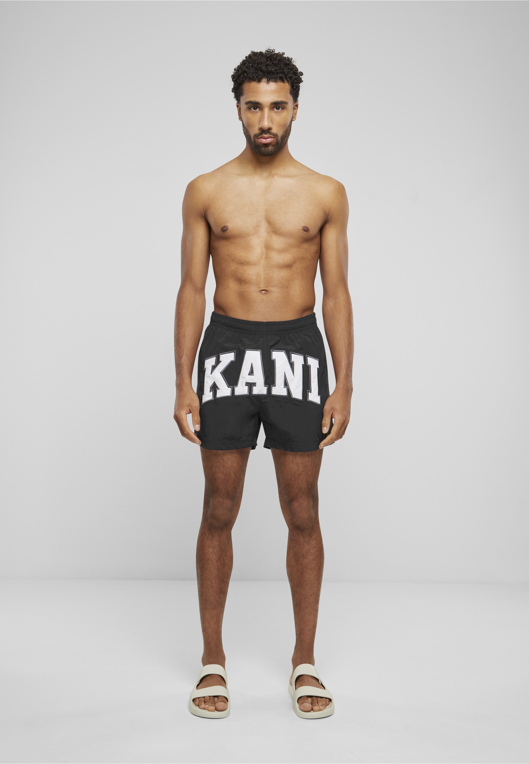 Karl Kani Badeshorts »Karl Kani Herren KM241-052-1 Karl Kani Serif Board Shorts«