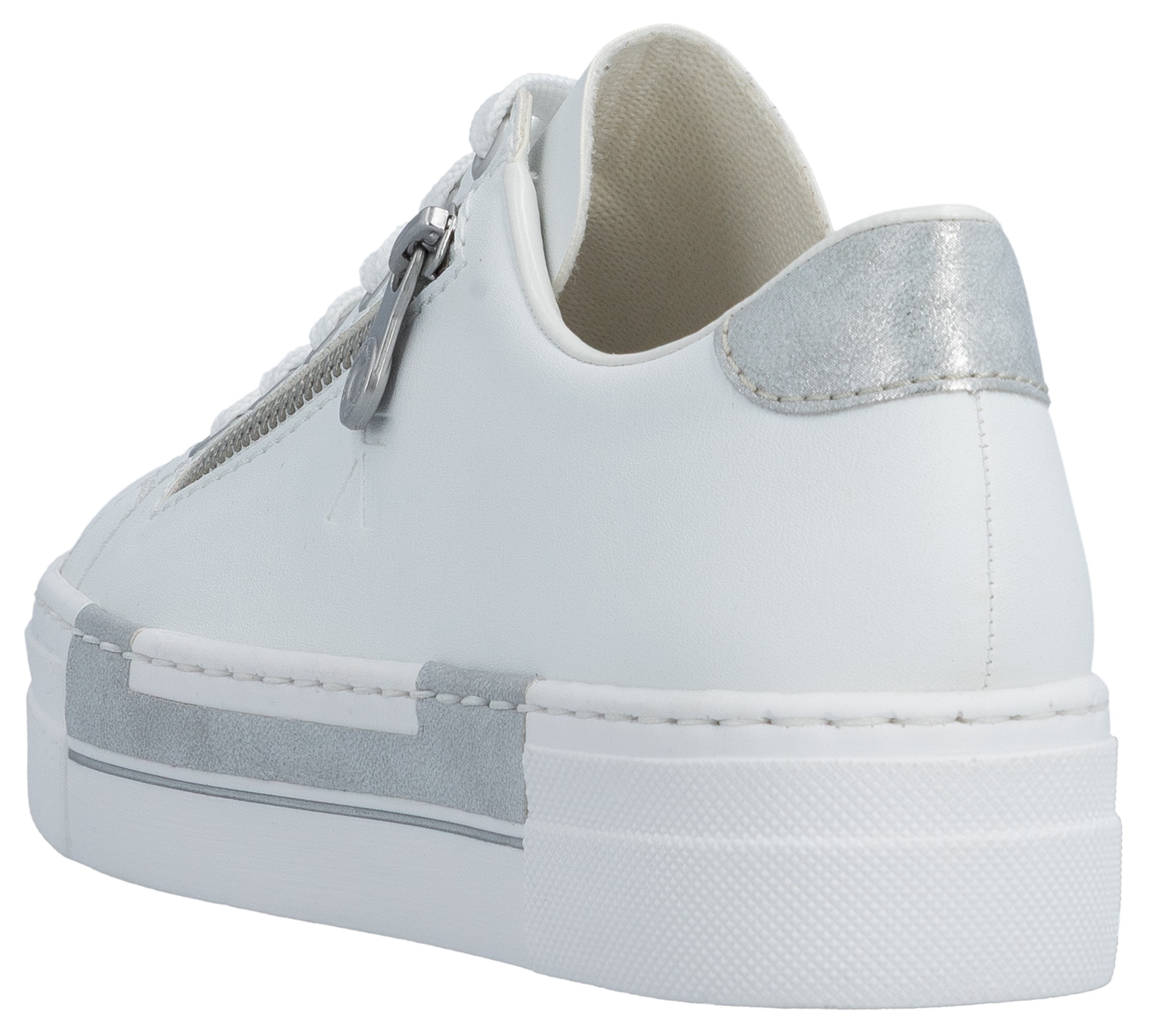 Thumbnail - Rieker Plateausneaker mit Zierreißverschluss seitlich, Freizeitschuh, Halbschuh, Schnürschuh