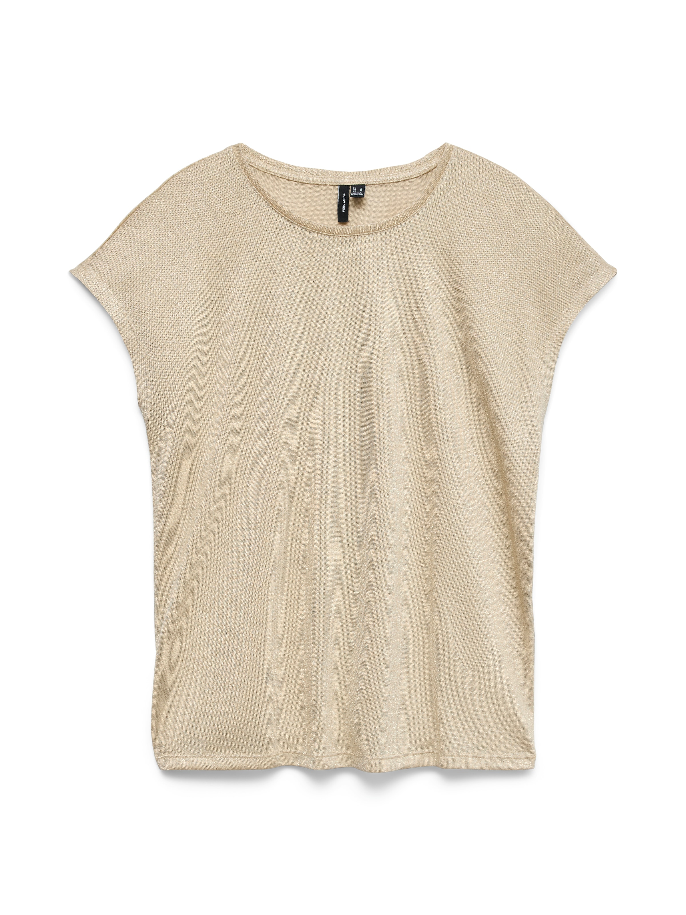 Vero Moda Kurzarmshirt »VMSARAH AVA SS TOP JRS GA NOOS« mit Glitzerdetails