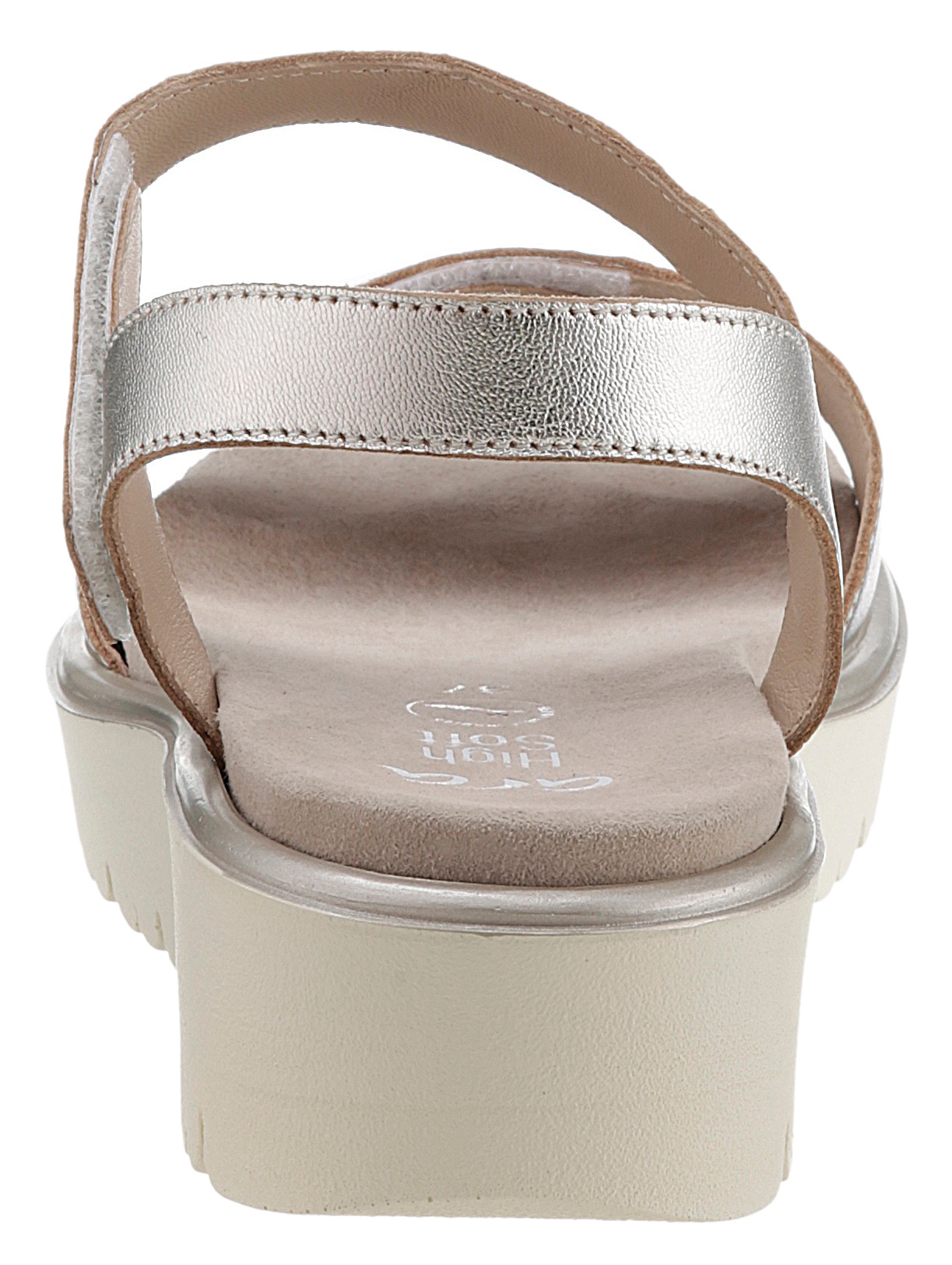 Thumbnail - Ara Keilsandalette "BILBAO", Sommerschuh, Sandale, Keilabsatz, Klett, Weite G (weit)