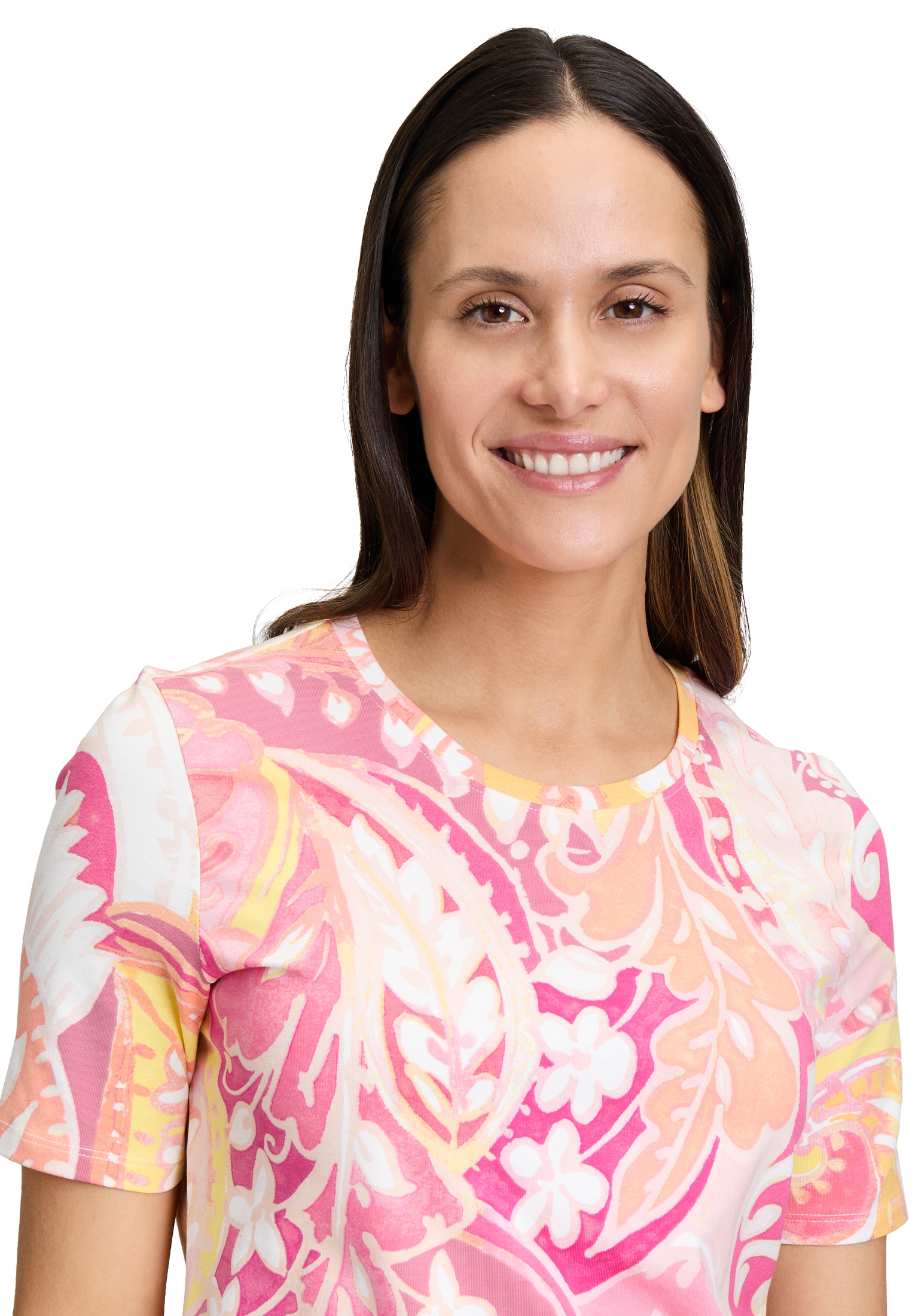 Betty Barclay Kurzarmshirt »Betty Barclay Damen Basic Shirt mit Print«, (1 tlg.), Druck