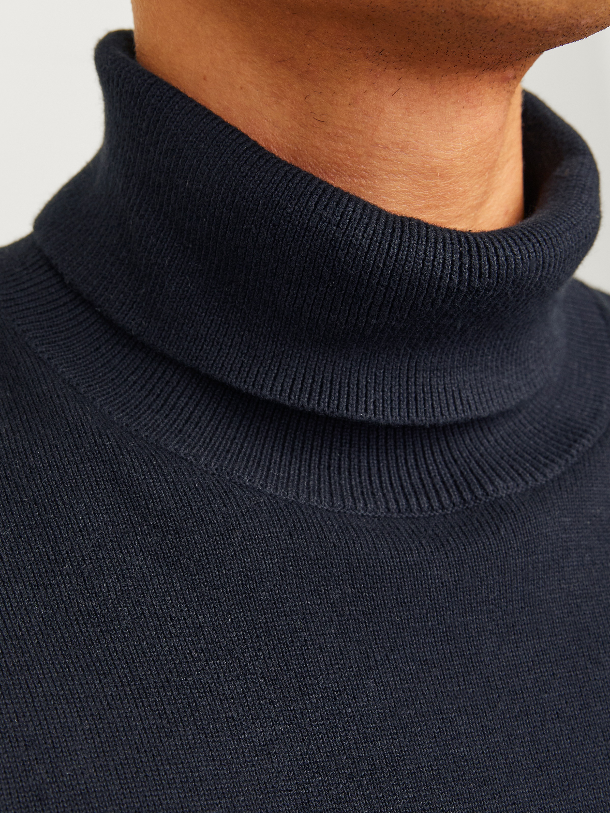 Thumbnail - Jack & Jones Rollkragenpullover "JJEBASIC mit hohem Tragekomfort" unifarben, modisch, regular fit, Baumwolle, Rollkragen