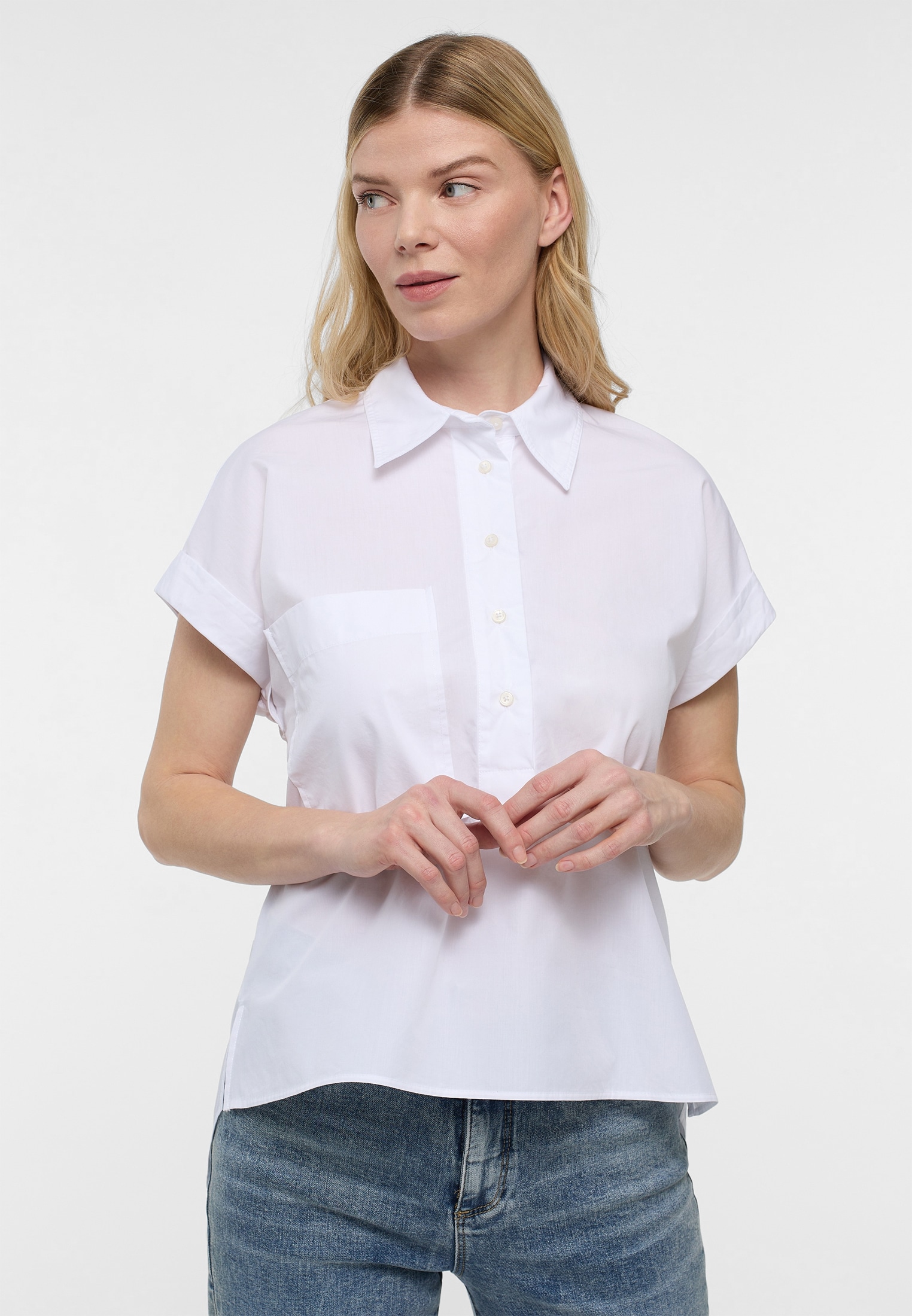 Eterna Hemdbluse "LOOSE FIT" günstig online kaufen