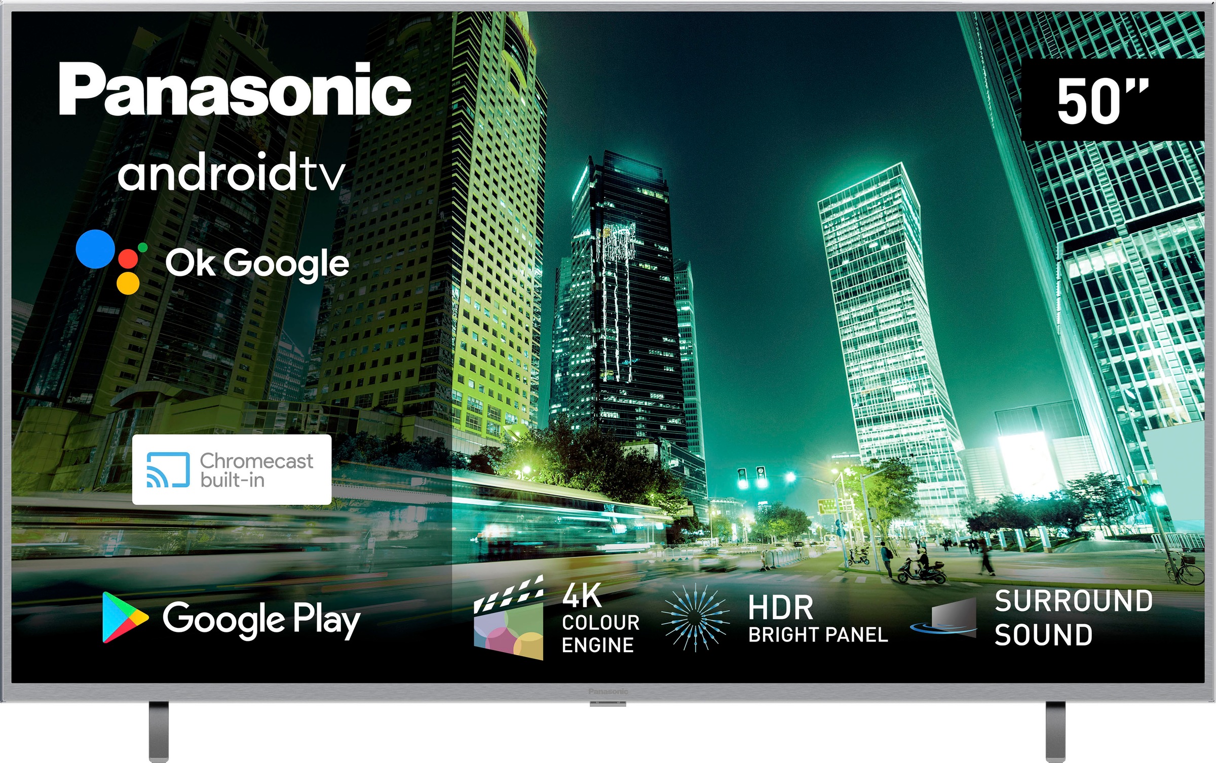 Panasonic LED-Fernseher »TX-50LXW724«, 4K Ultra HD, Smart-TV-Android TV