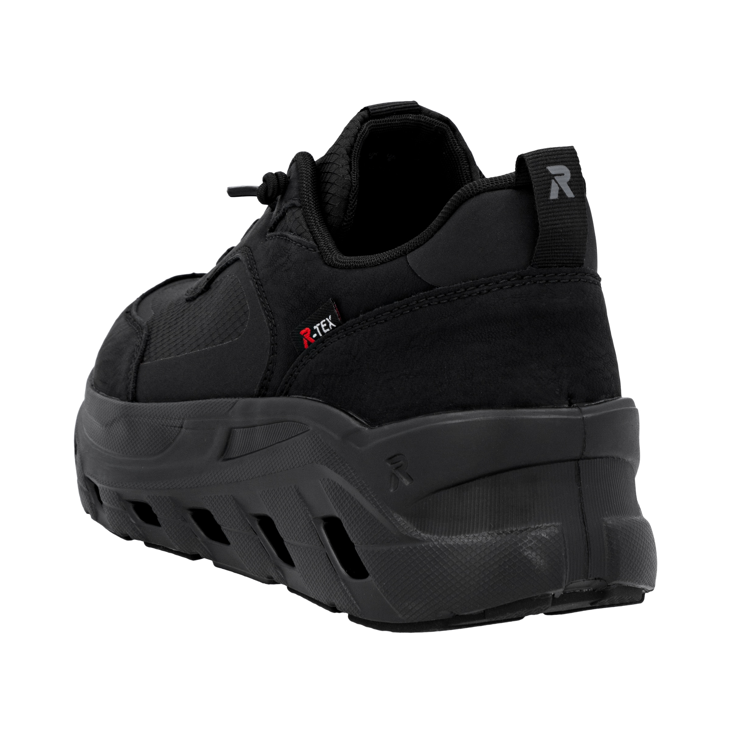 RIEKER Sport Slip-On Sneaker, Schlupfschuh, Halbschuh, Freizeitschuh mit trendy Plateausohle