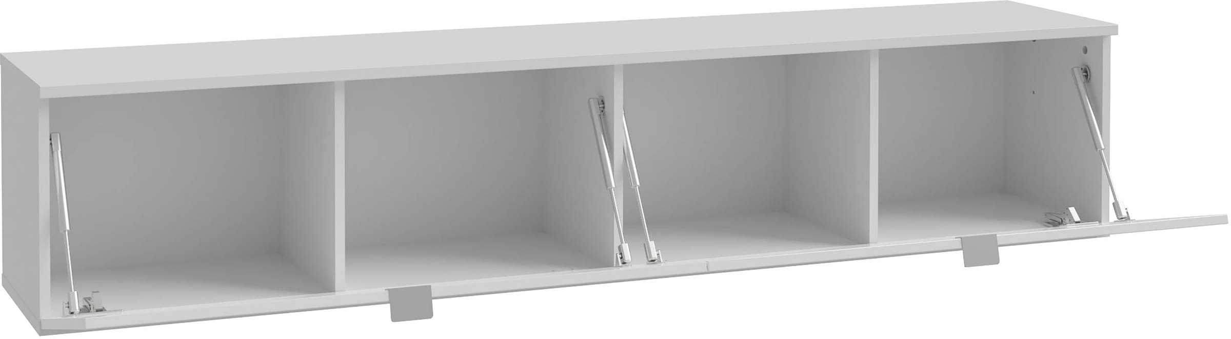 FORTE Lowboard »LibertadTV-Board, TV-Schrank«, großes TV Board, erweiterbar, Wandmontage, Metallgriff