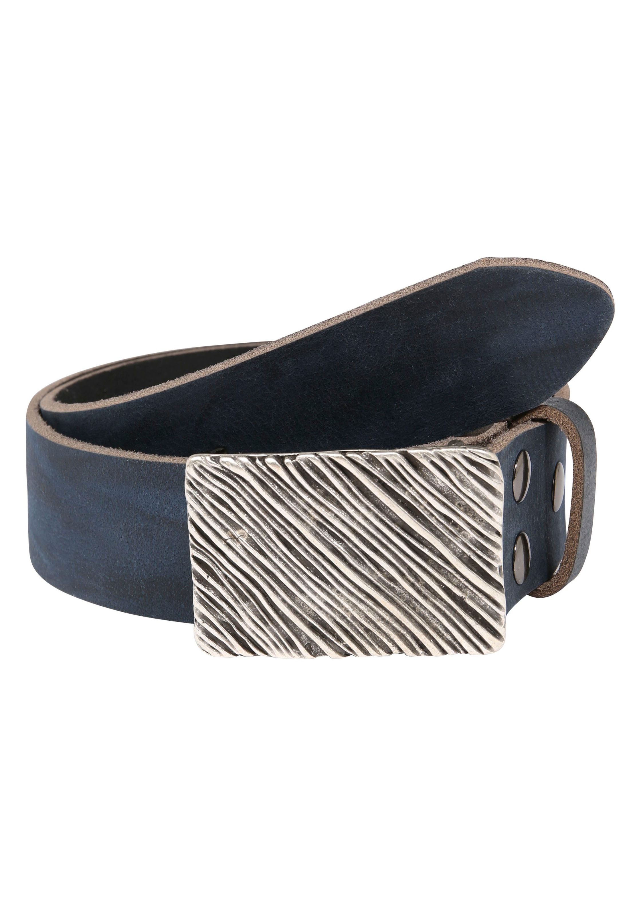 Rettungsring Gürtel Ledergürtel mit auswechselbarer Koppelschließe günstig online kaufen