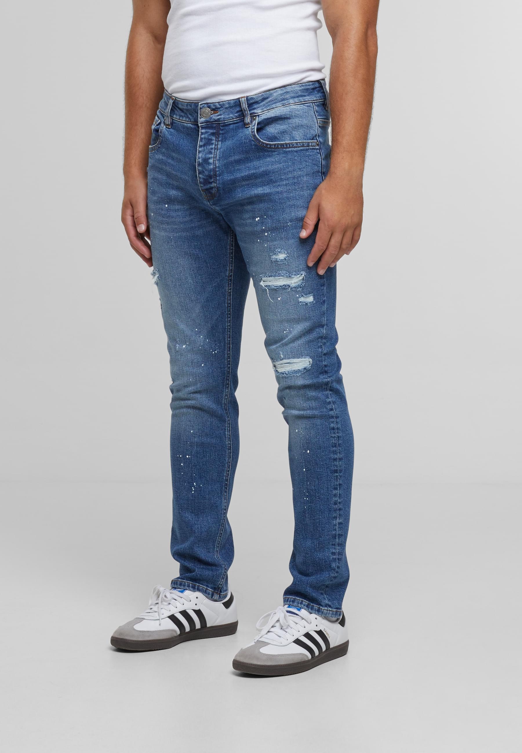 2Y Premium Bequeme Jeans »2Y Premium 2Y MATEO DESTROYED SLIM FIT JEANS«