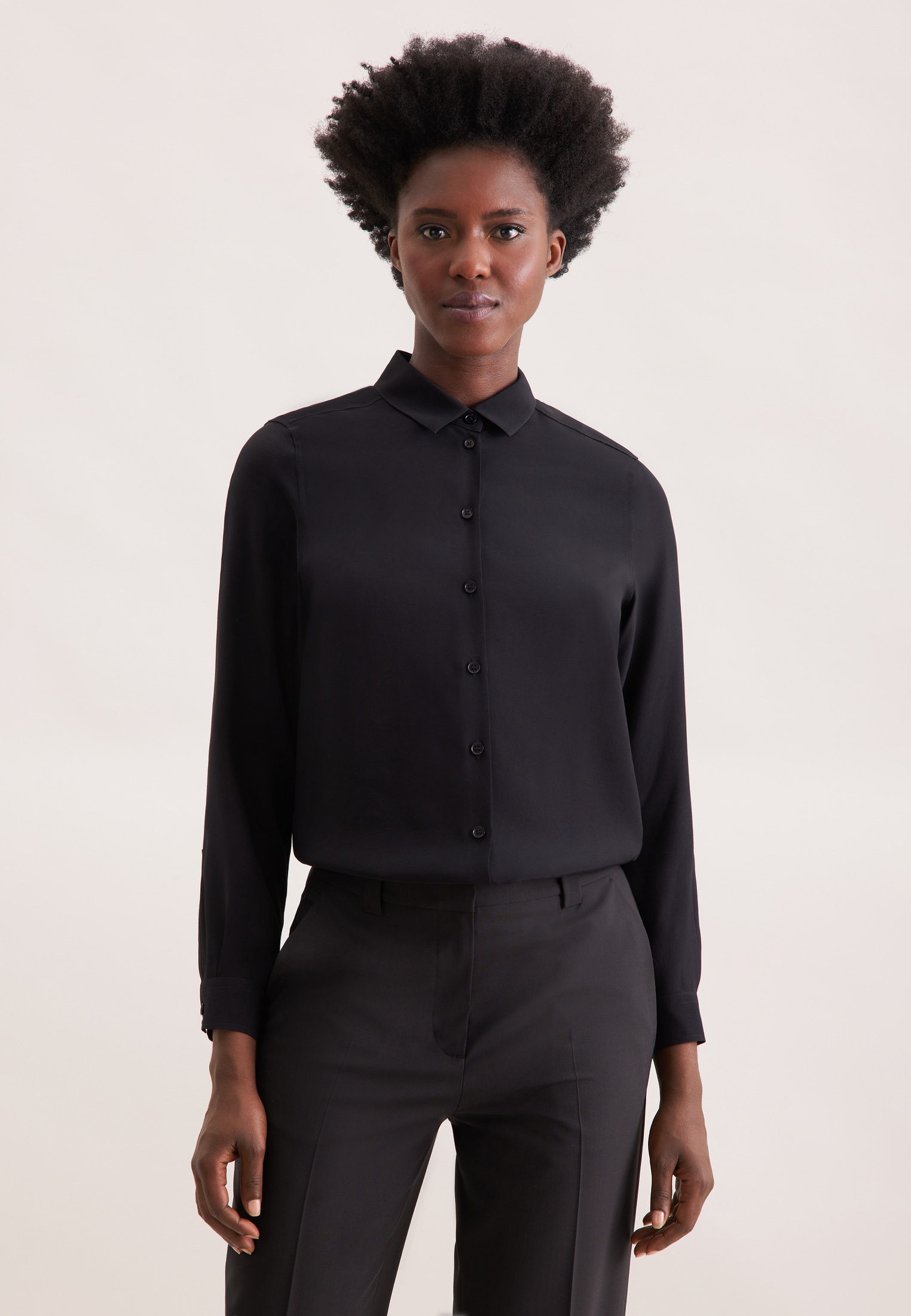 seidensticker Hemdbluse 1/1 Kragen Uni günstig online kaufen