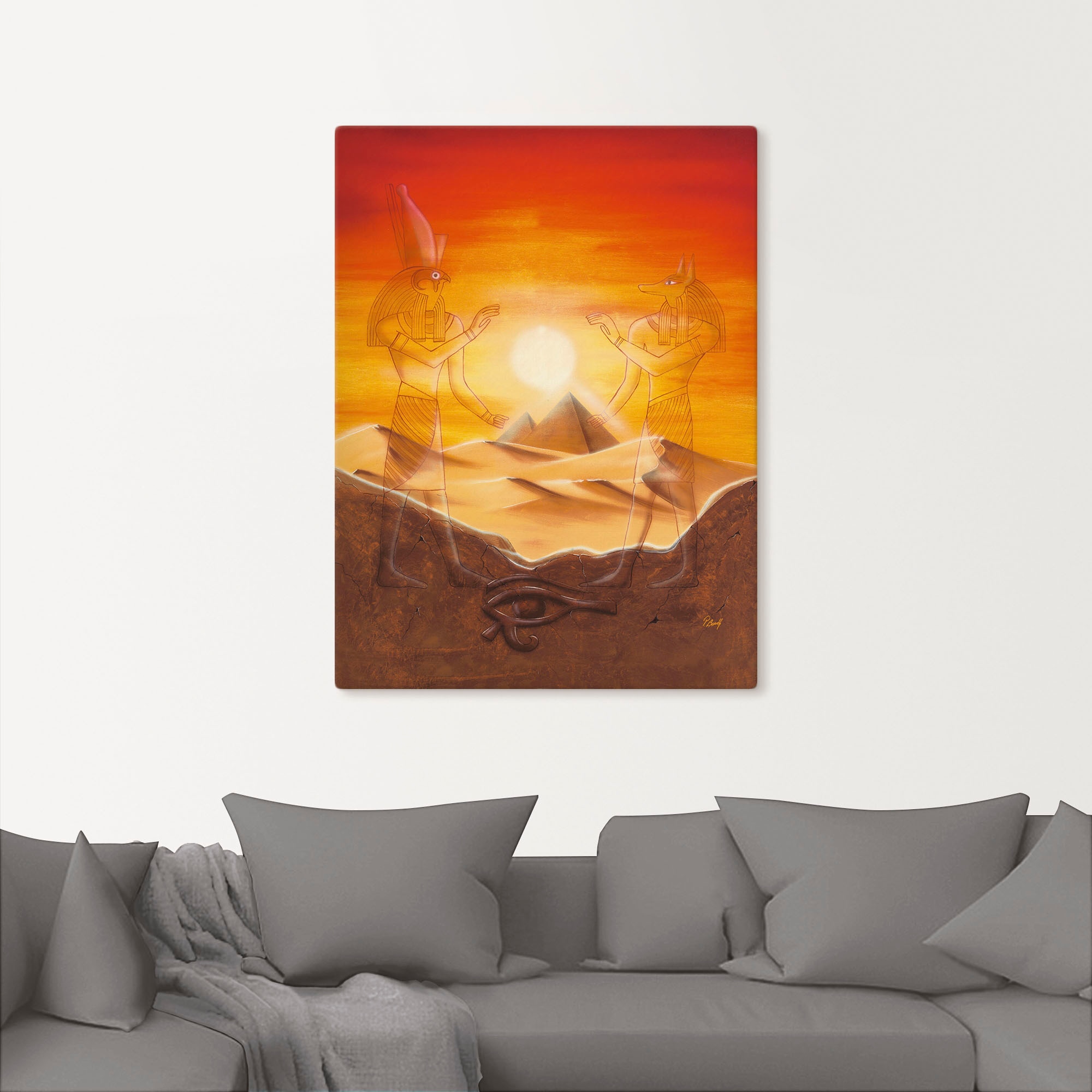 Artland Wandbild »Ägypten«, Afrika, (1 St.), als Alubild, Outdoorbild, Leinwandbild, Poster, Wandaufkleber