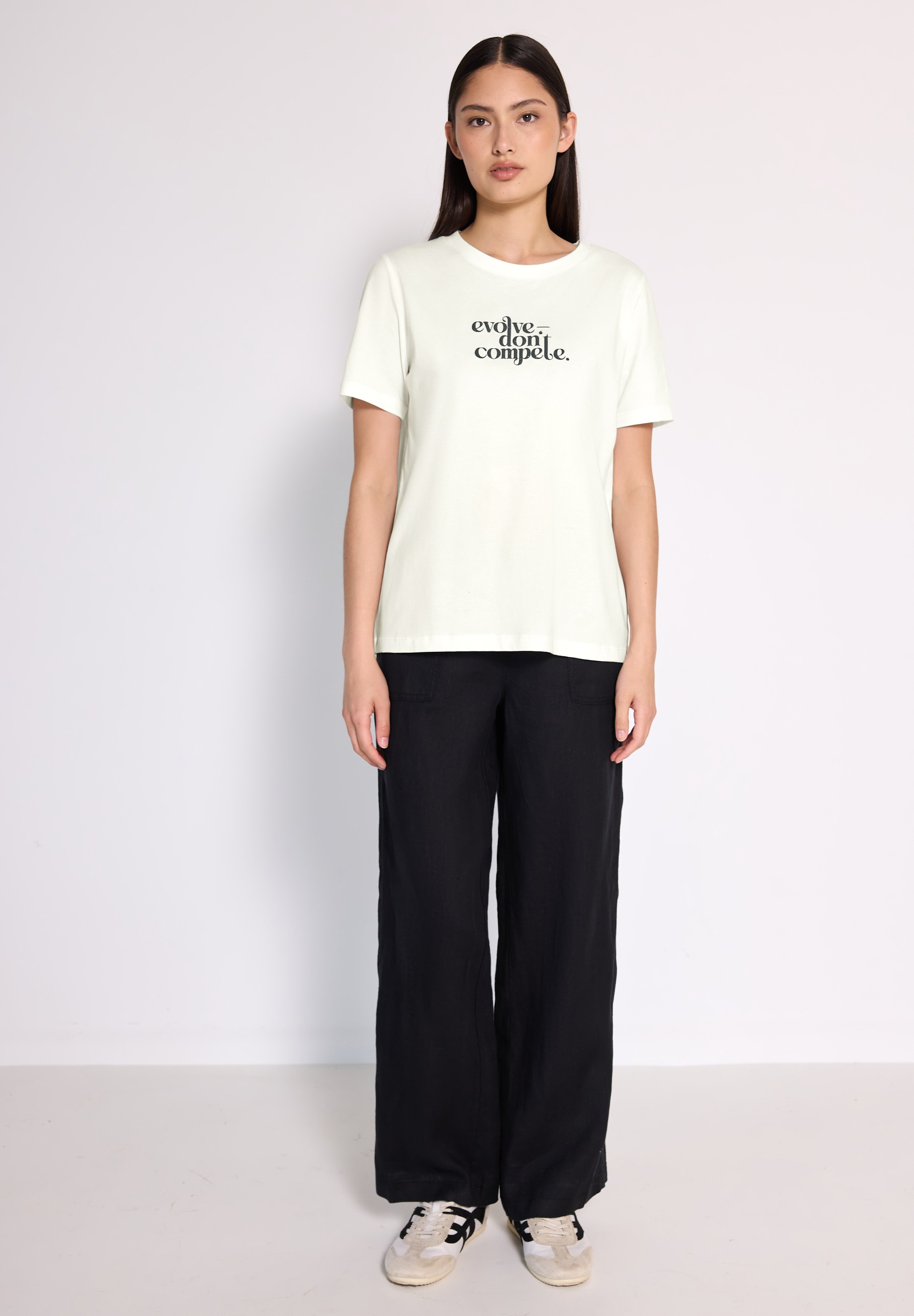 STREET ONE STUDIO T-Shirt, aus reiner Baumwolle