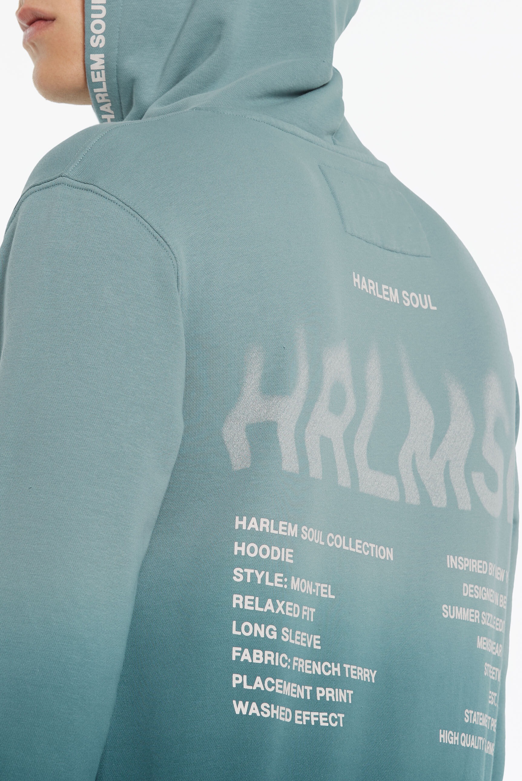 Harlem Soul Kapuzensweatshirt , mit Farbverlauf
