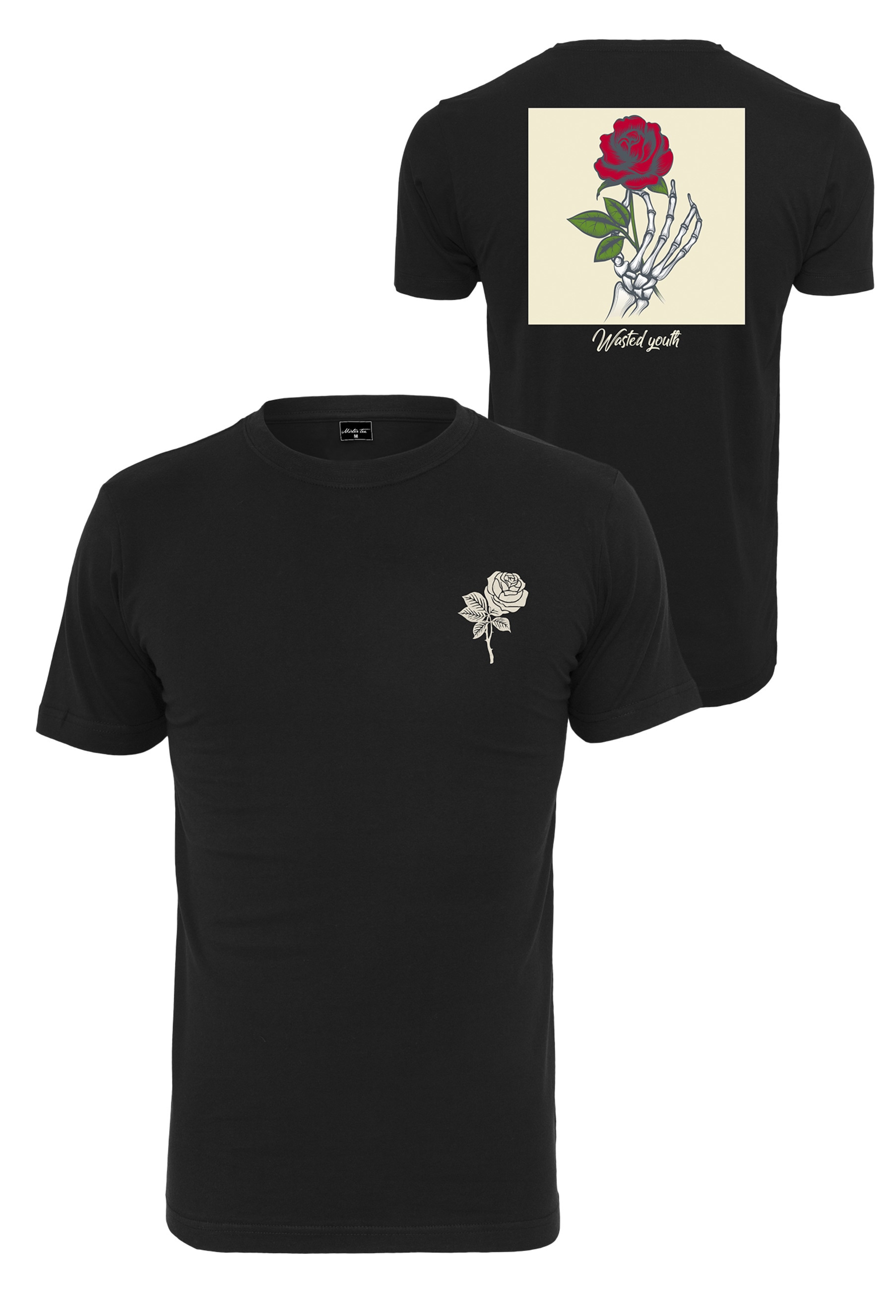 MisterTee Kurzarmshirt "MisterTee Herren Wasted Youth Tee" 1 Stk.