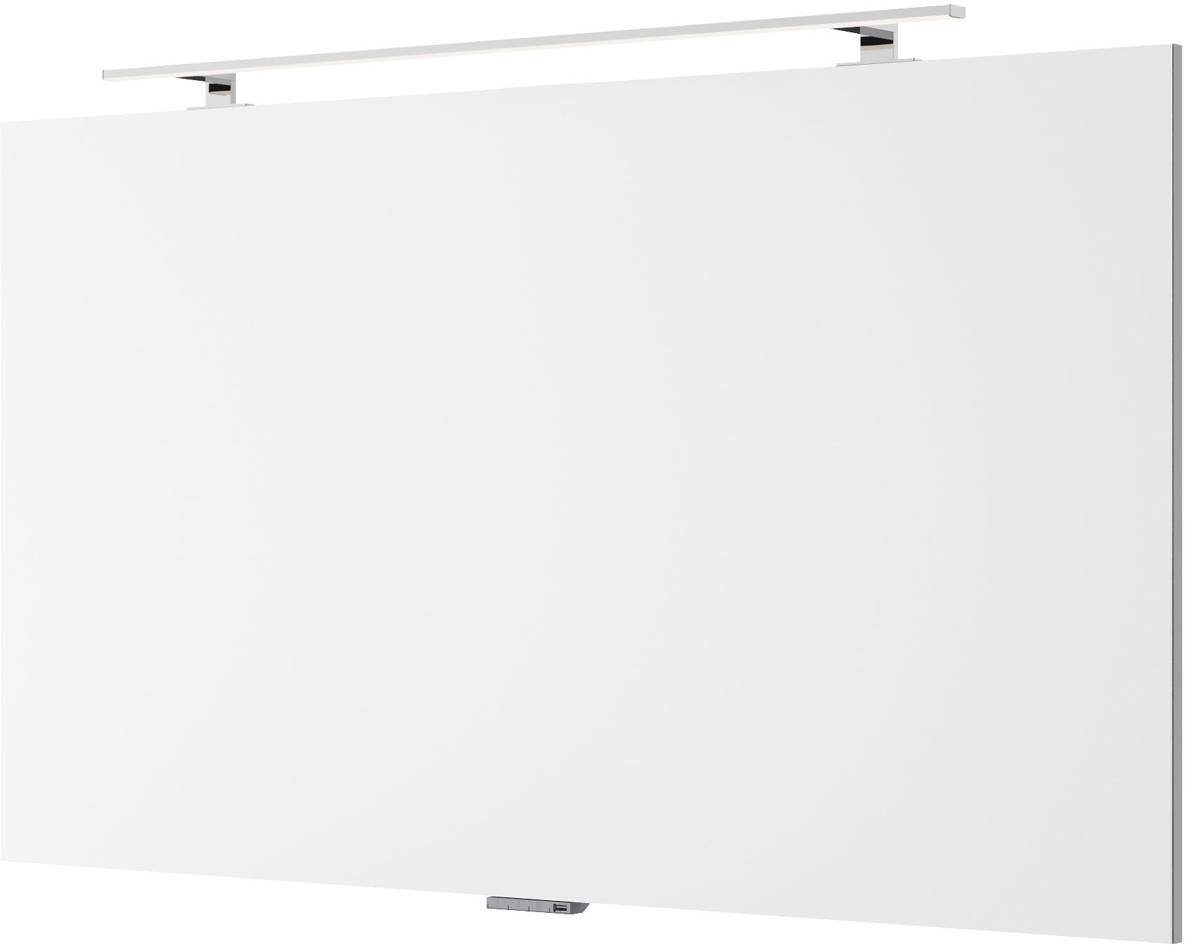 Saphir Badmöbel-Set »Serie 4035 2-teilig, Keramik-Doppelwaschtisch mit LED-Spiegel«, (Set), Doppel-Waschplatz inkl Türdämpfer, 120 cm breit, 2 Schubladen
