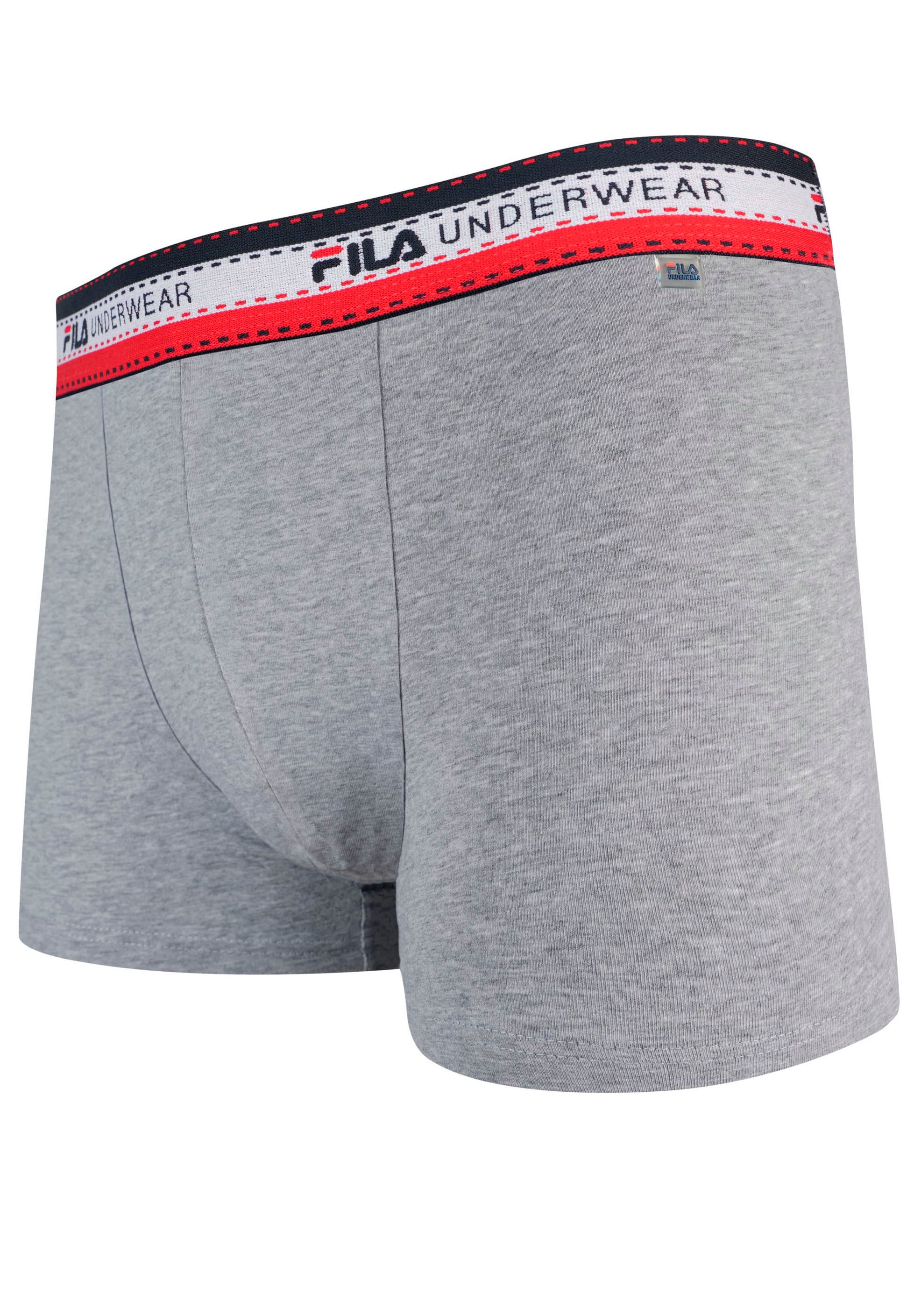 Fila Boxershorts »MAN BOXER SHORTS«, (3er Pack), elastischer Logo-Webbund, ohne Eingriff