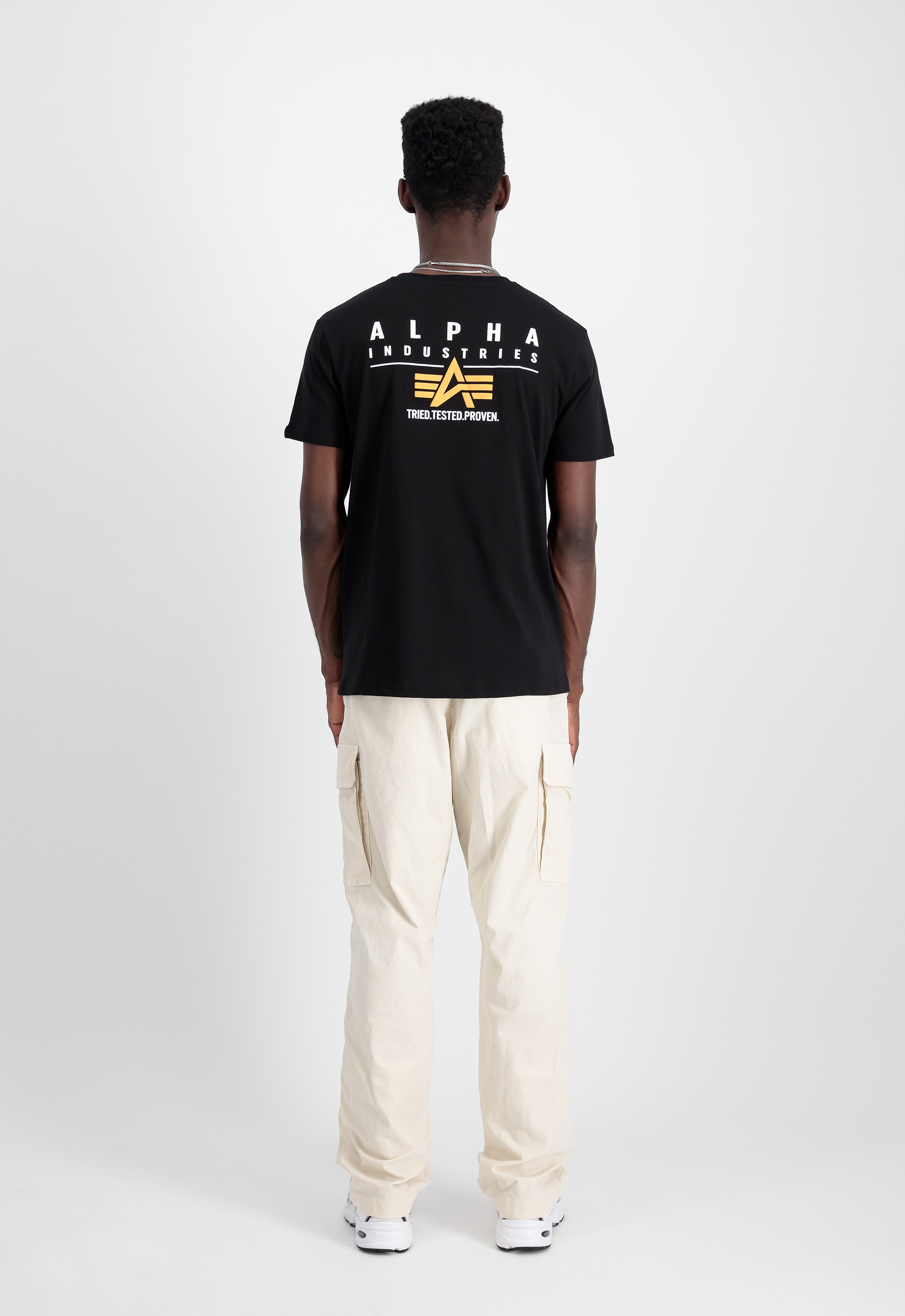Alpha Industries T-Shirt »Puff Print Logo Backprint T-Shirt«