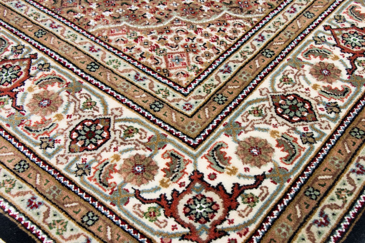 morgenland Teppich »Täbriz 50 Raj Teppich Mahi«, rechteckig, 9 mm Höhe