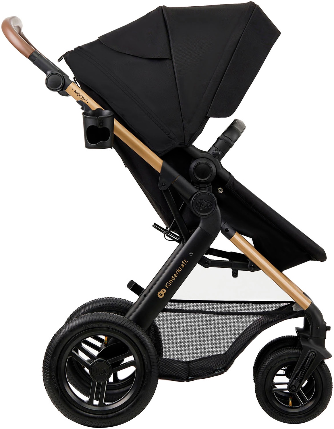 Kinderkraft Kombi-Kinderwagen »MOOV 2 4in1 AIR«, 27 kg, mit Luftreifen