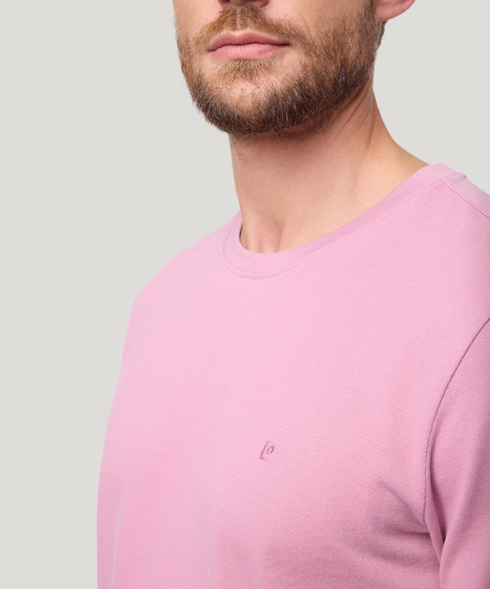 Pierre Cardin T-Shirt »T-shirt RH«, mit Logo Stickerei