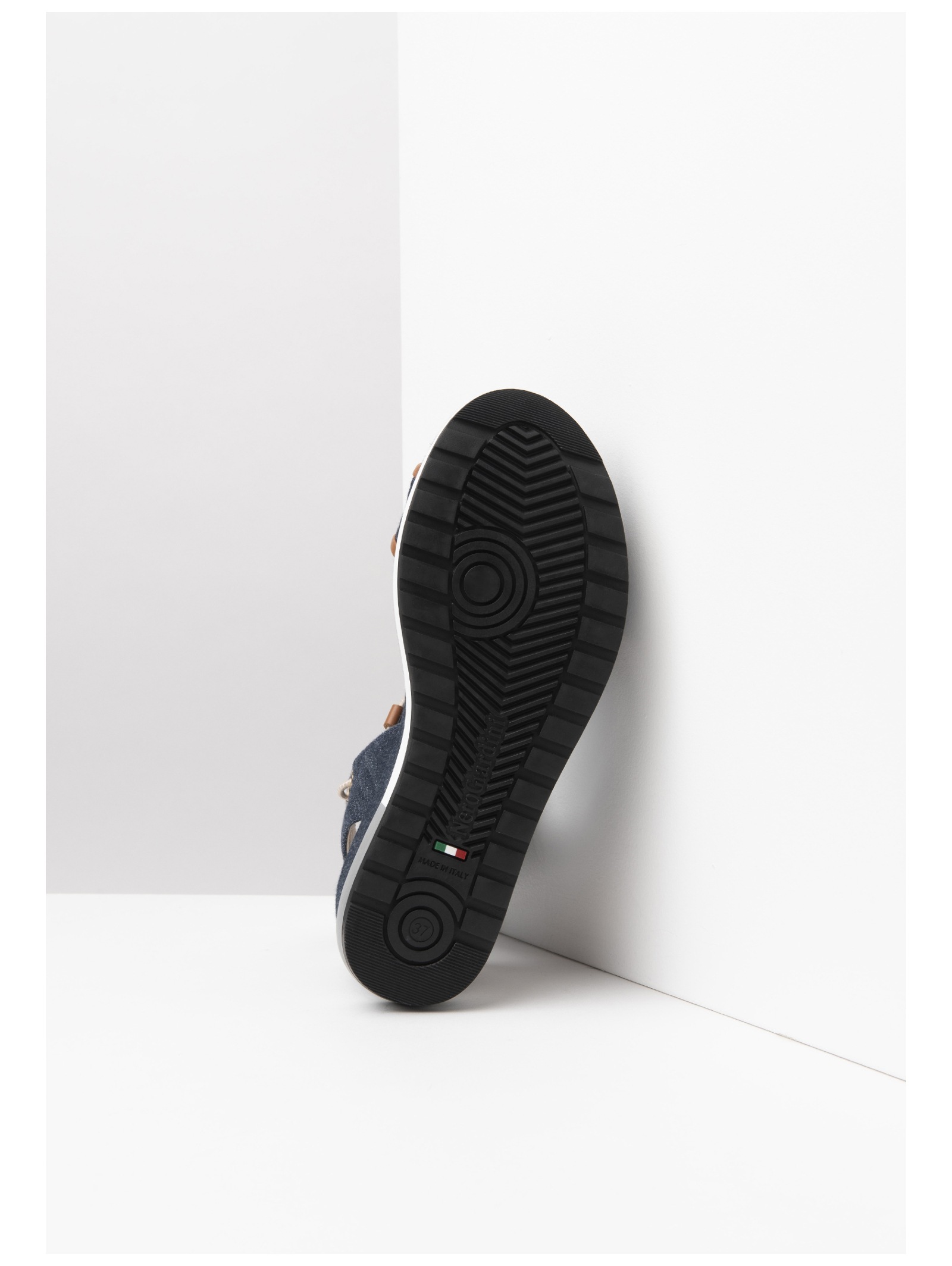 Nero Giardini Keilsandalette »Nero Giardini Sandalen Lederimitat/Textil«