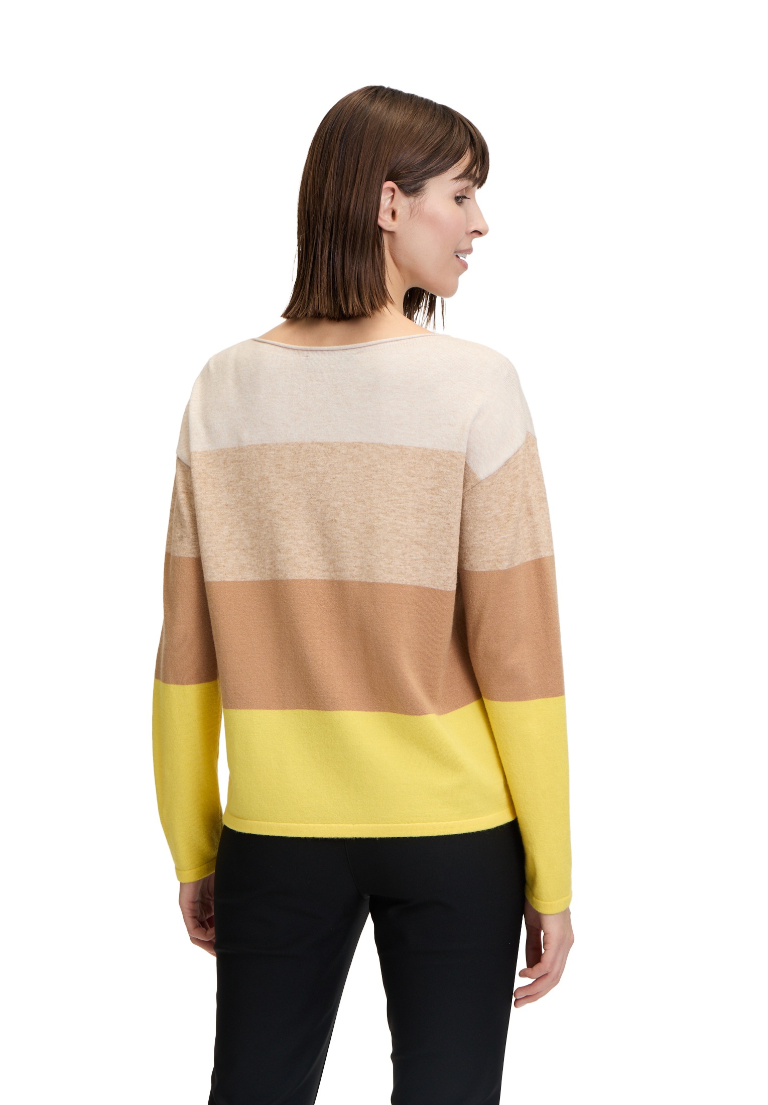 Betty Barclay Strickpullover »Betty Barclay Feinstrickpullover mit Color Blocking«, (1 tlg.), Material