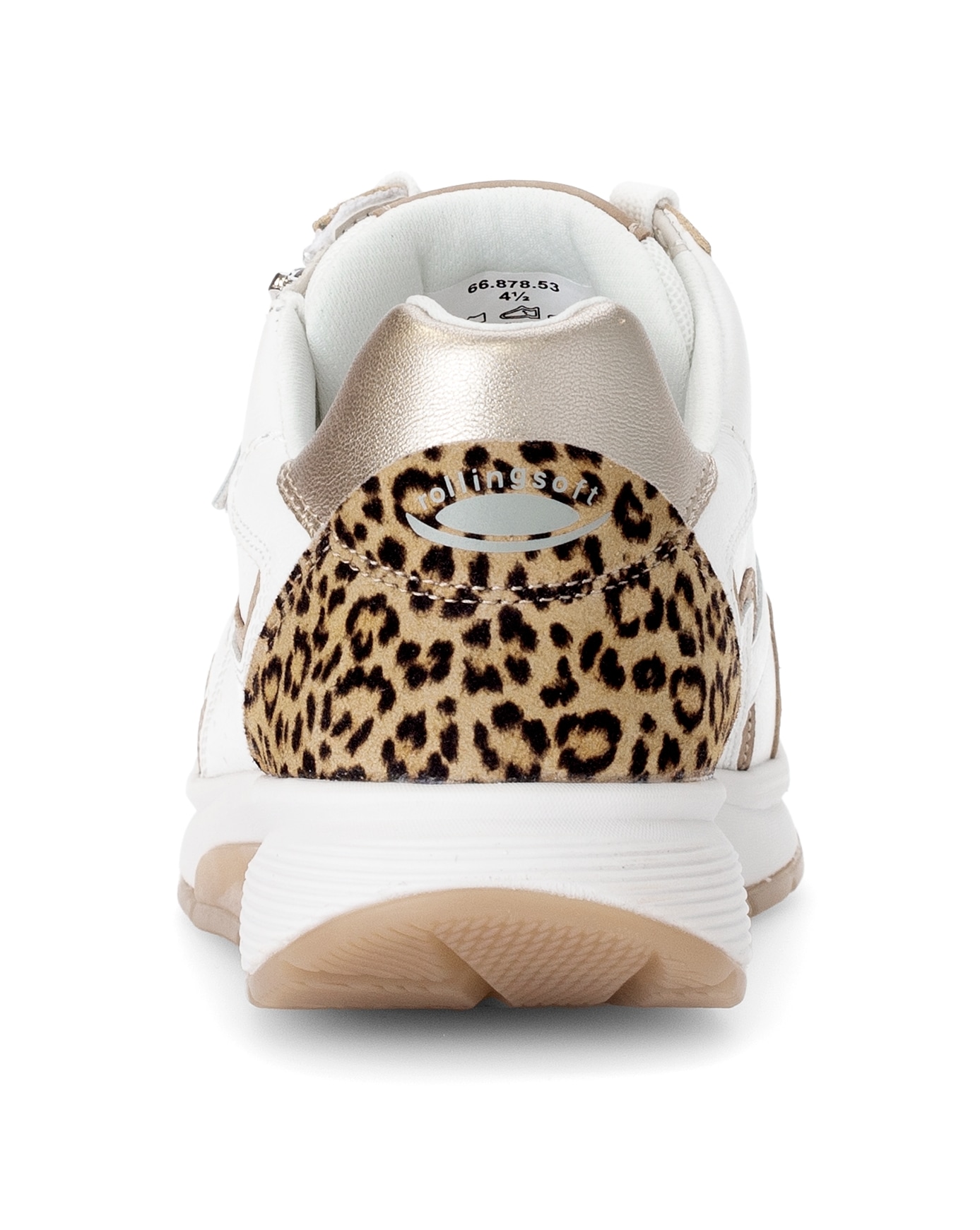 Gabor Rollingsoft Keilsneaker  , Freizeitschuh, Halbschuh, Schnürschuh mit Kontrastbesätzen